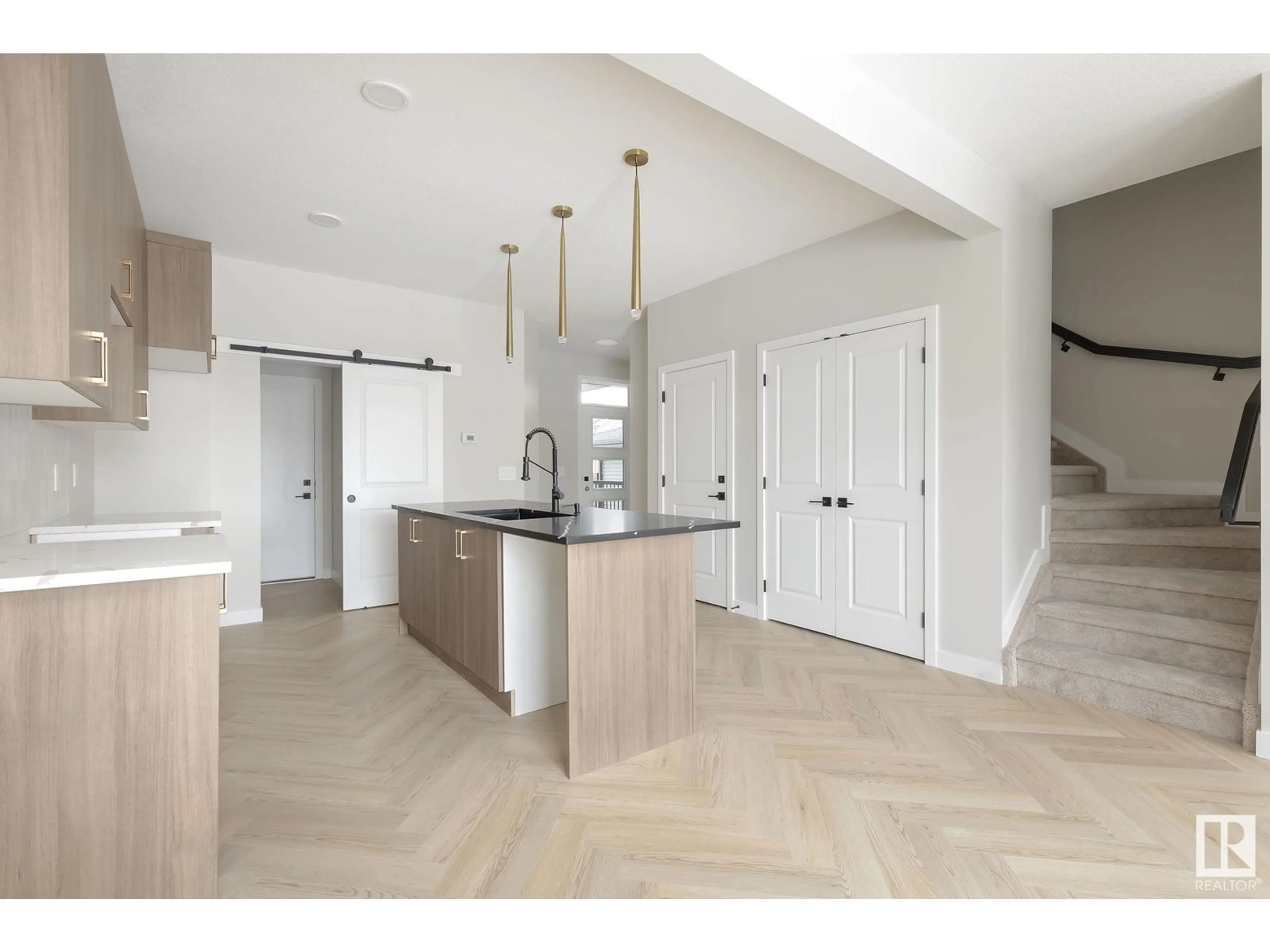 Open concept kitchen, unknown for SW - 2913 65 ST, Edmonton Alberta T6X1A3