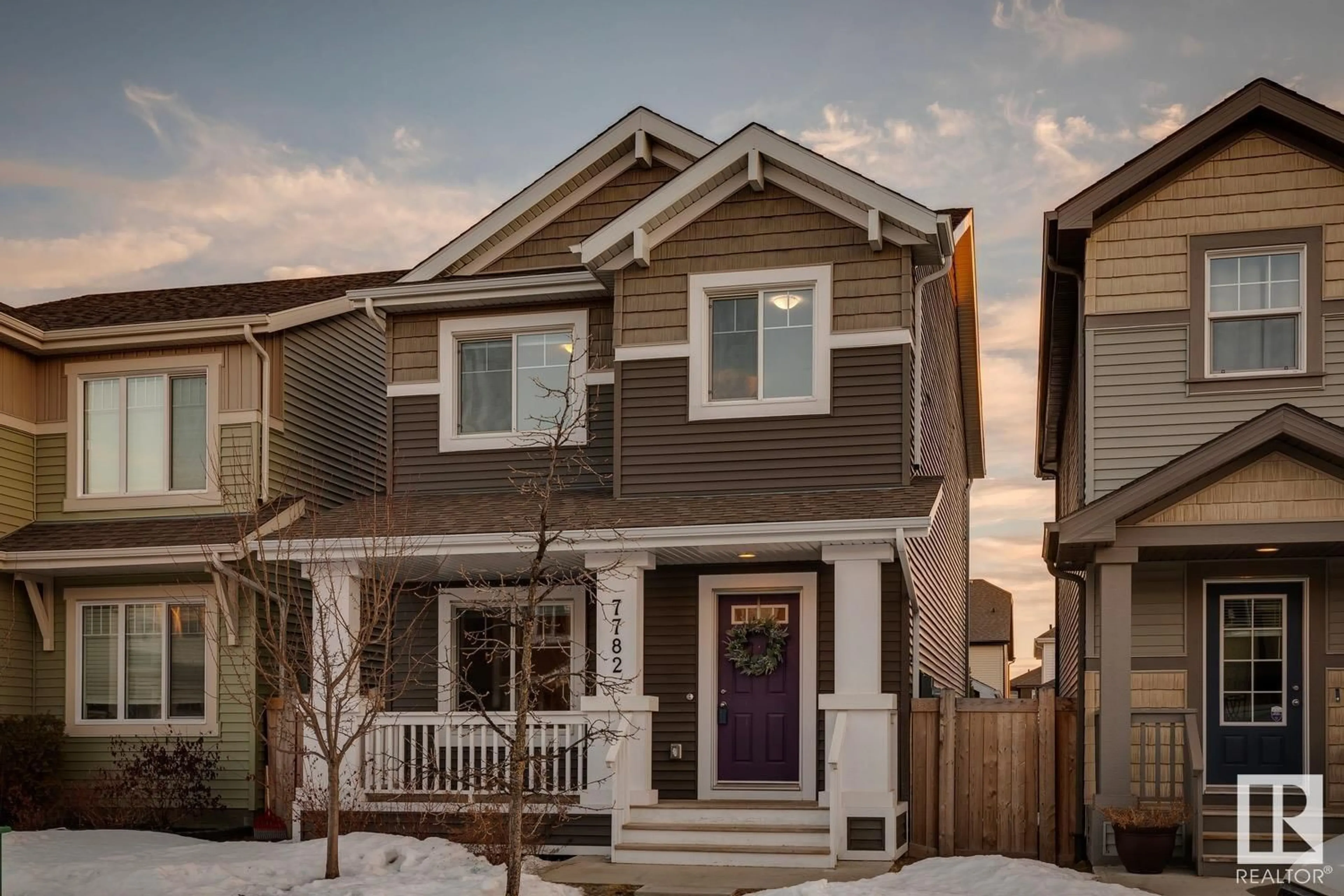 Home with vinyl exterior material, street for 7782 EIFERT CR NW, Edmonton Alberta T6M0W1