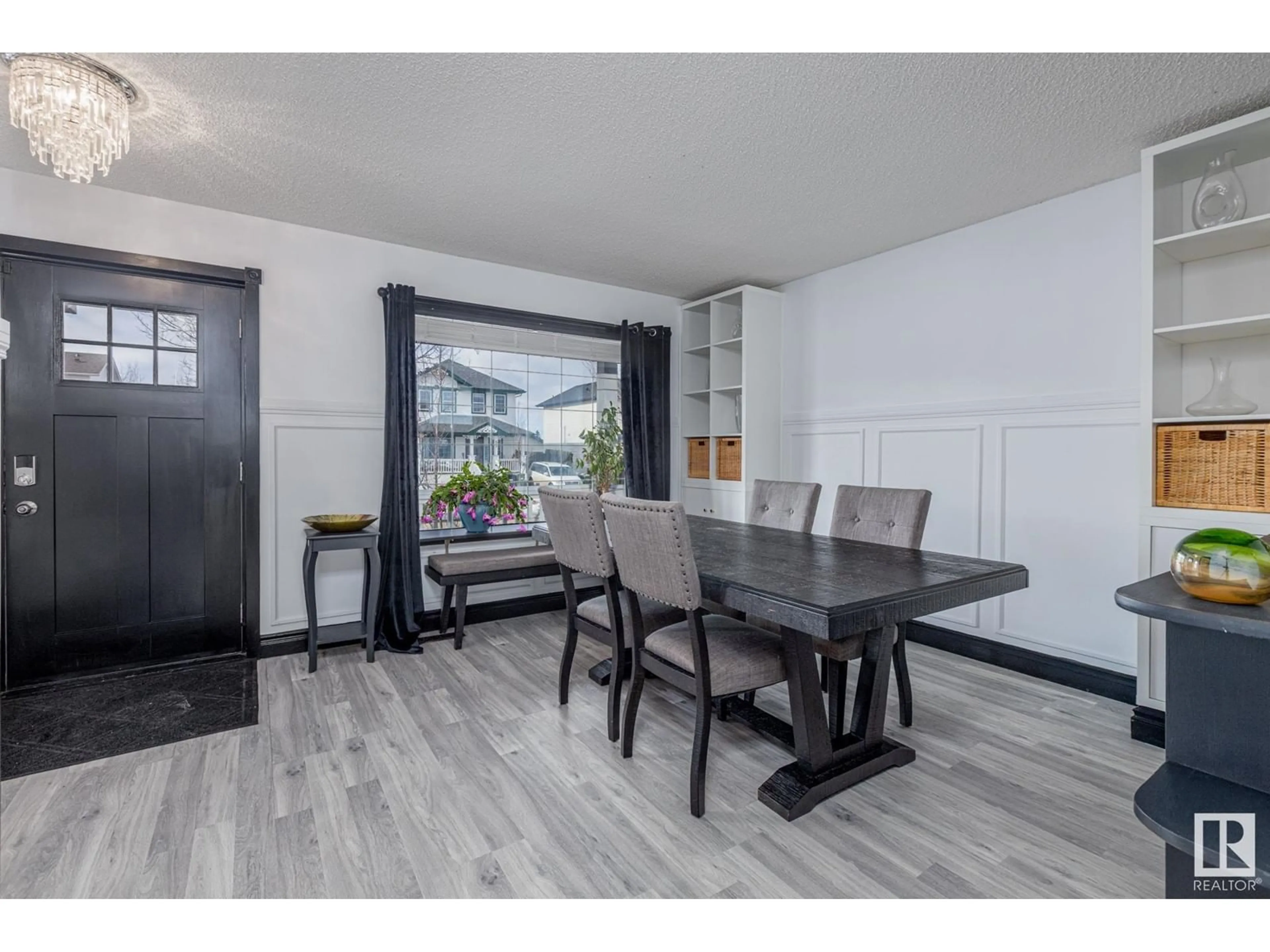 Dining room, wood/laminate floor for 57 CAMPBELL RD, Leduc Alberta T9E8C8