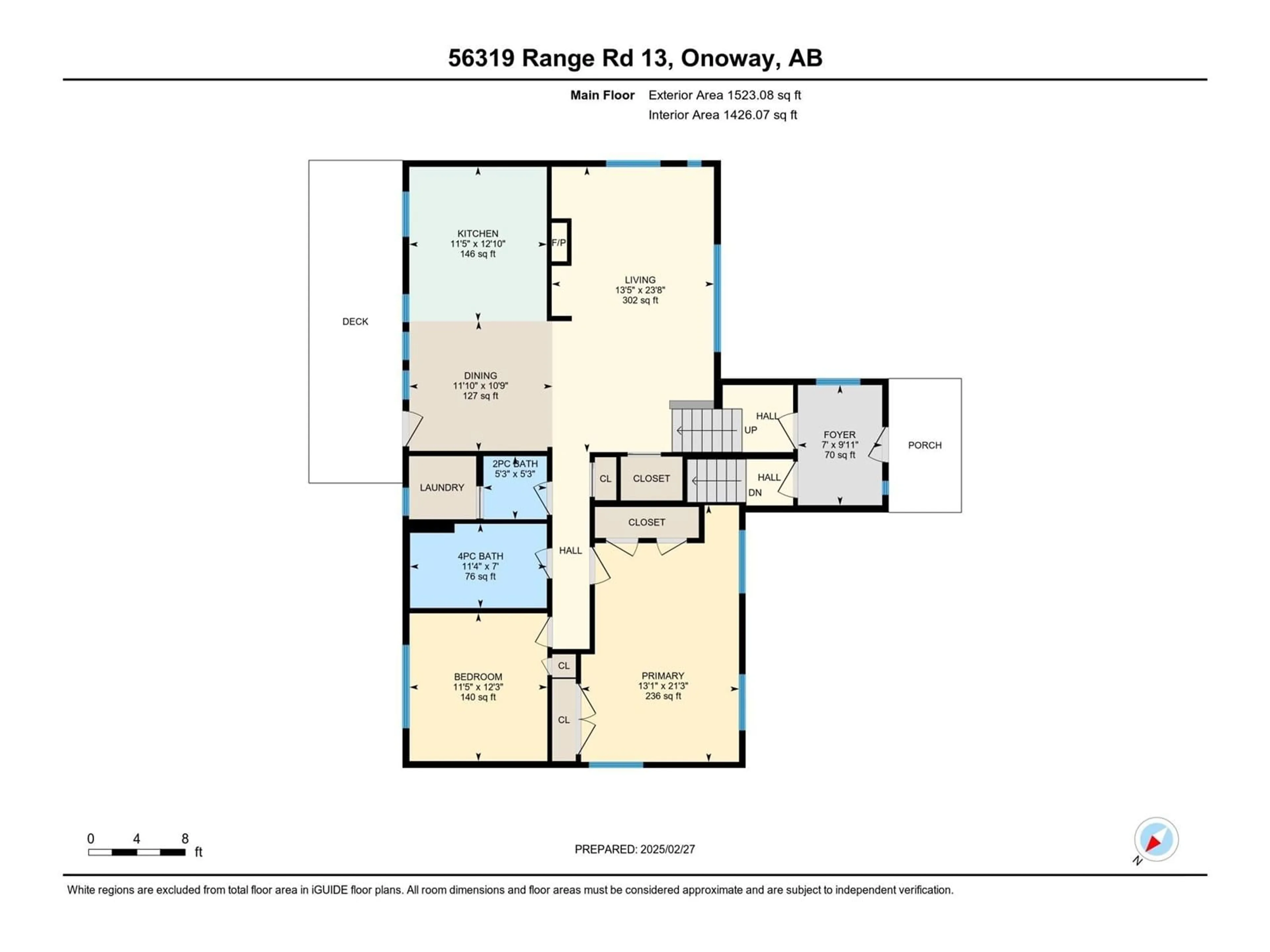 Floor plan for 56319 RGE RD 13, Rural Barrhead County Alberta T0E1V0