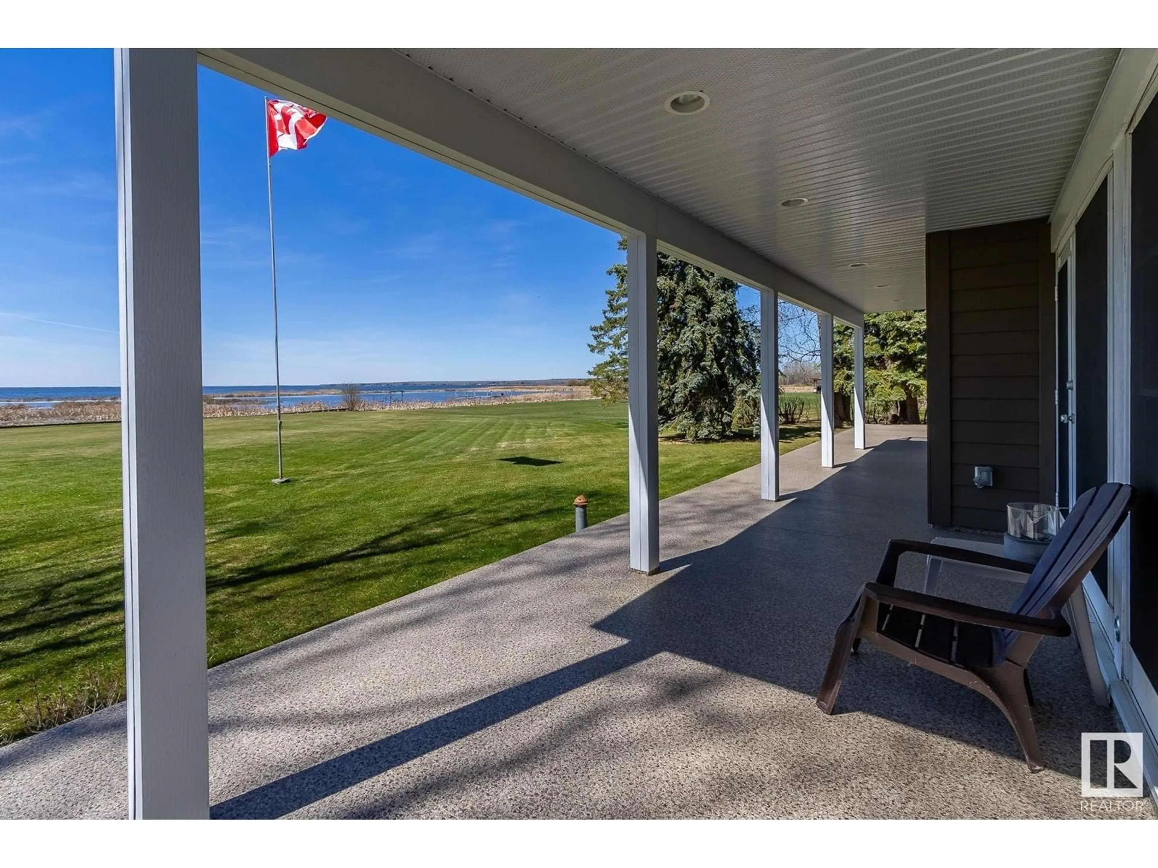 Patio, water/lake/river/ocean view for #4 - 54524 STE. ANNE TR, Rural Lac Ste. Anne County Alberta T0E0A0