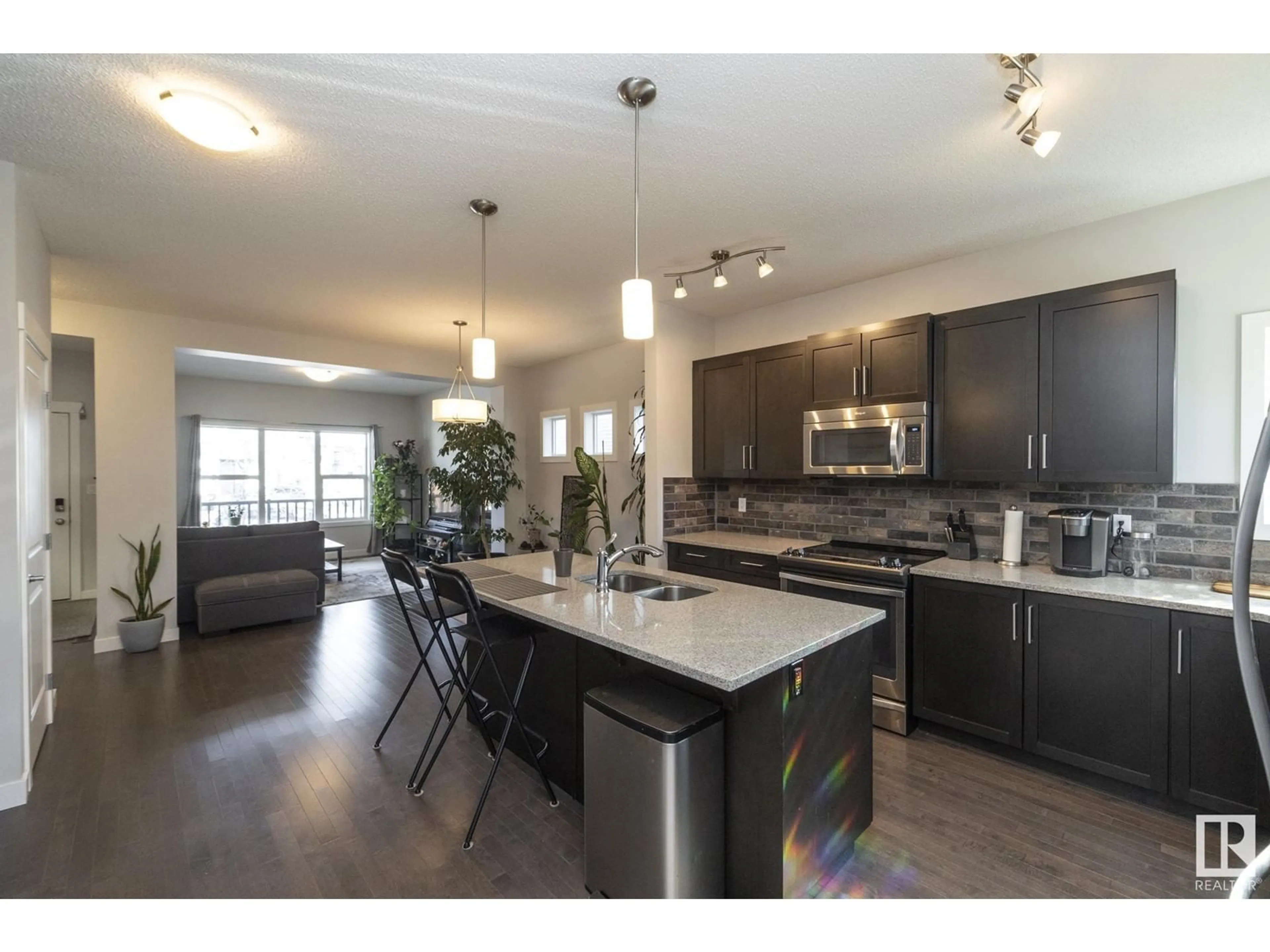 Open concept kitchen, unknown for 17616 58 ST NW, Edmonton Alberta T5Y0V2