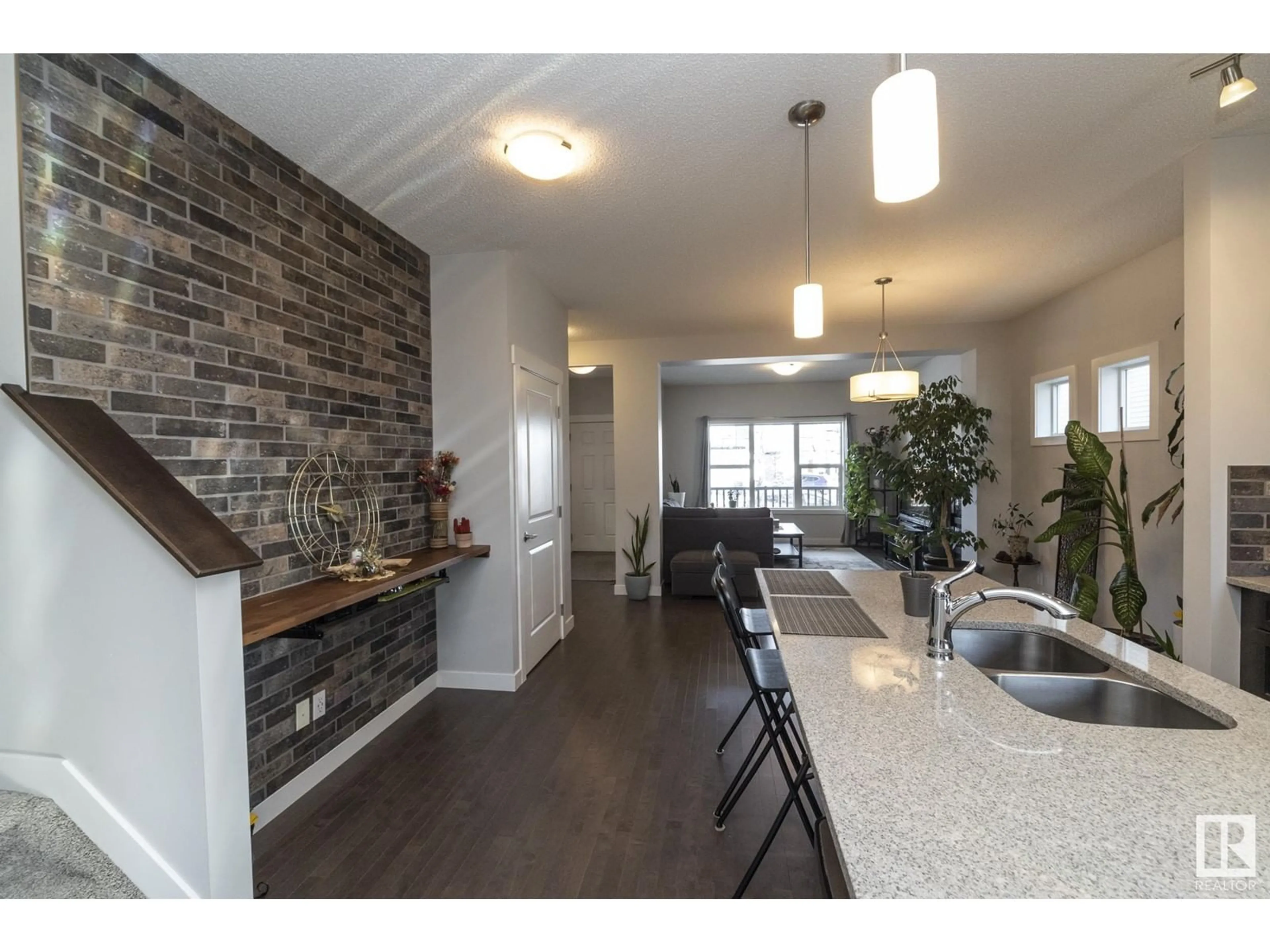 Open concept kitchen, unknown for 17616 58 ST NW, Edmonton Alberta T5Y0V2