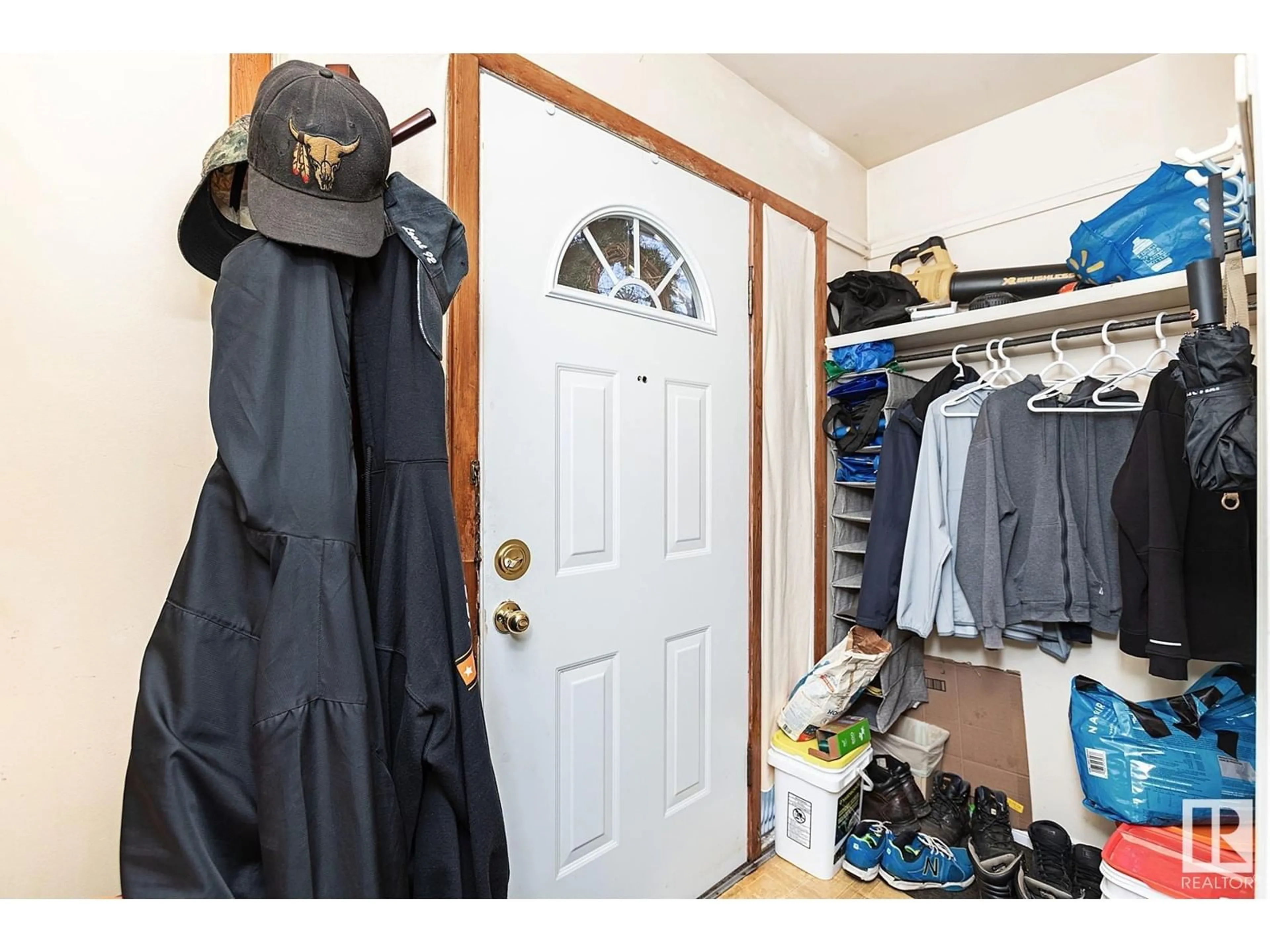 Storage room or clothes room or walk-in closet for 10939 98 ST NW, Edmonton Alberta T5H2P7