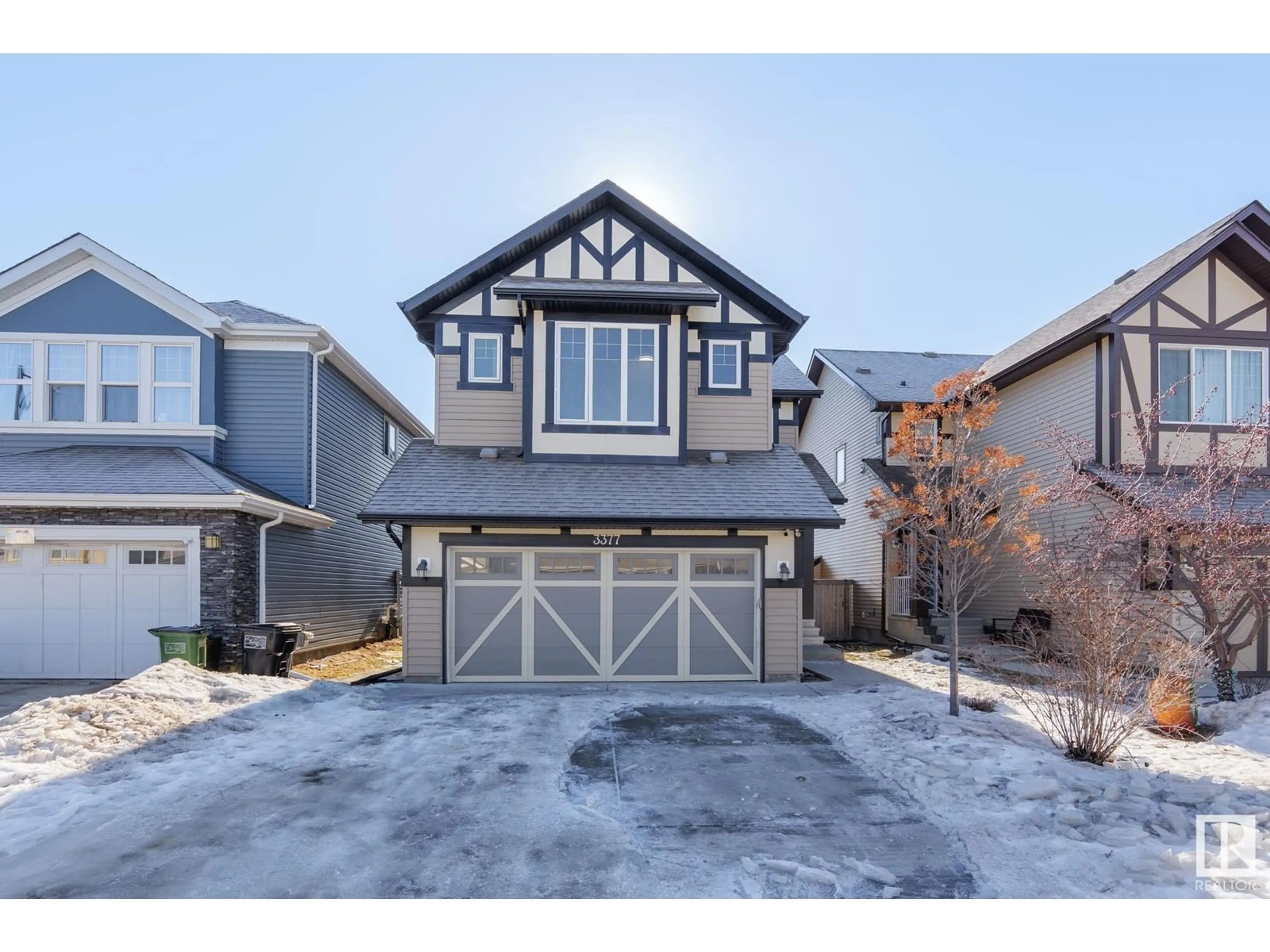 Home with vinyl exterior material, street for SW SW - 3377 CUTLER CR, Edmonton Alberta T6W2N4