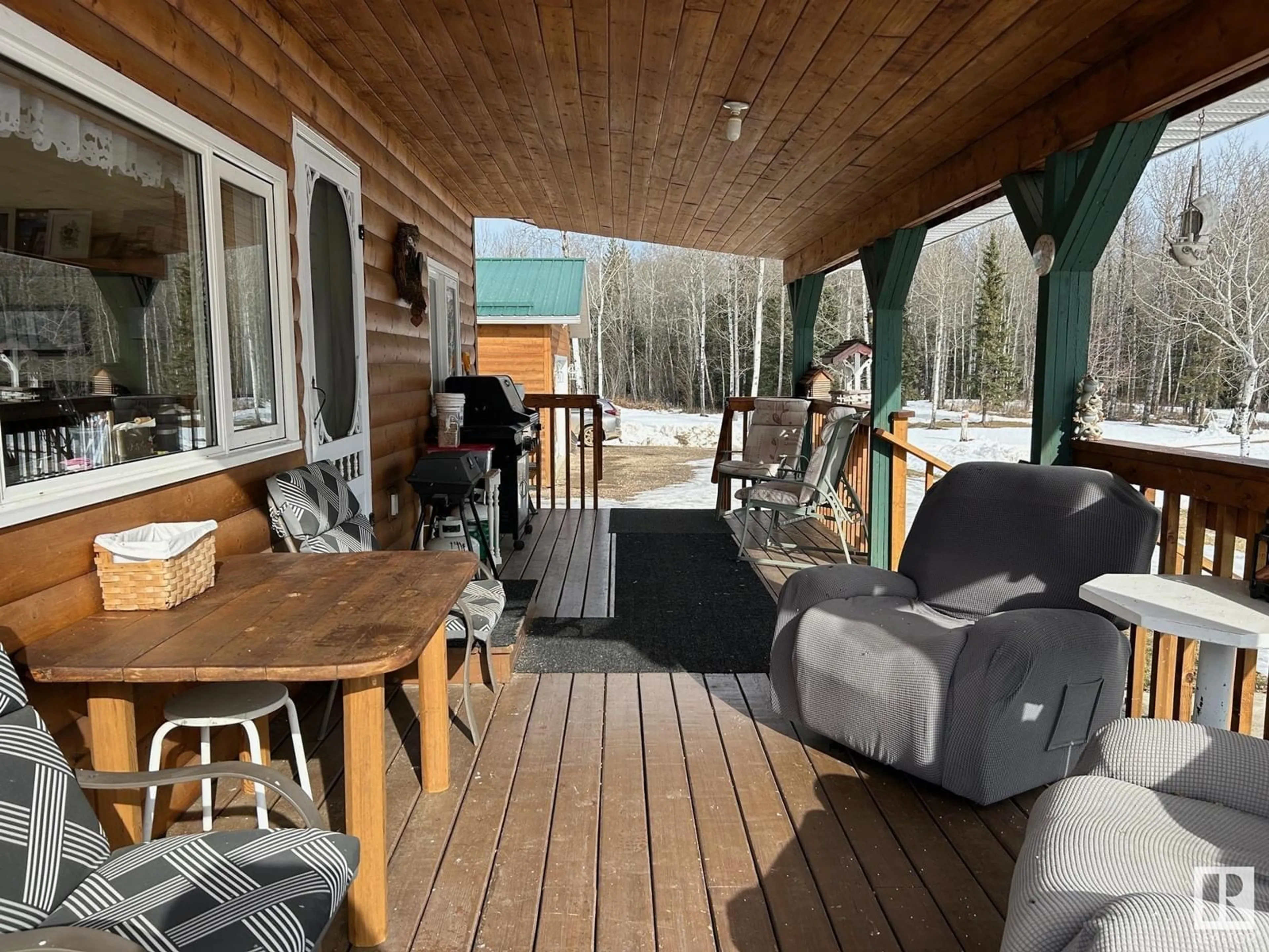 Patio, mountain view for 61318 RANGE ROAD 224, Rural Thorhild County Alberta T0A3J0