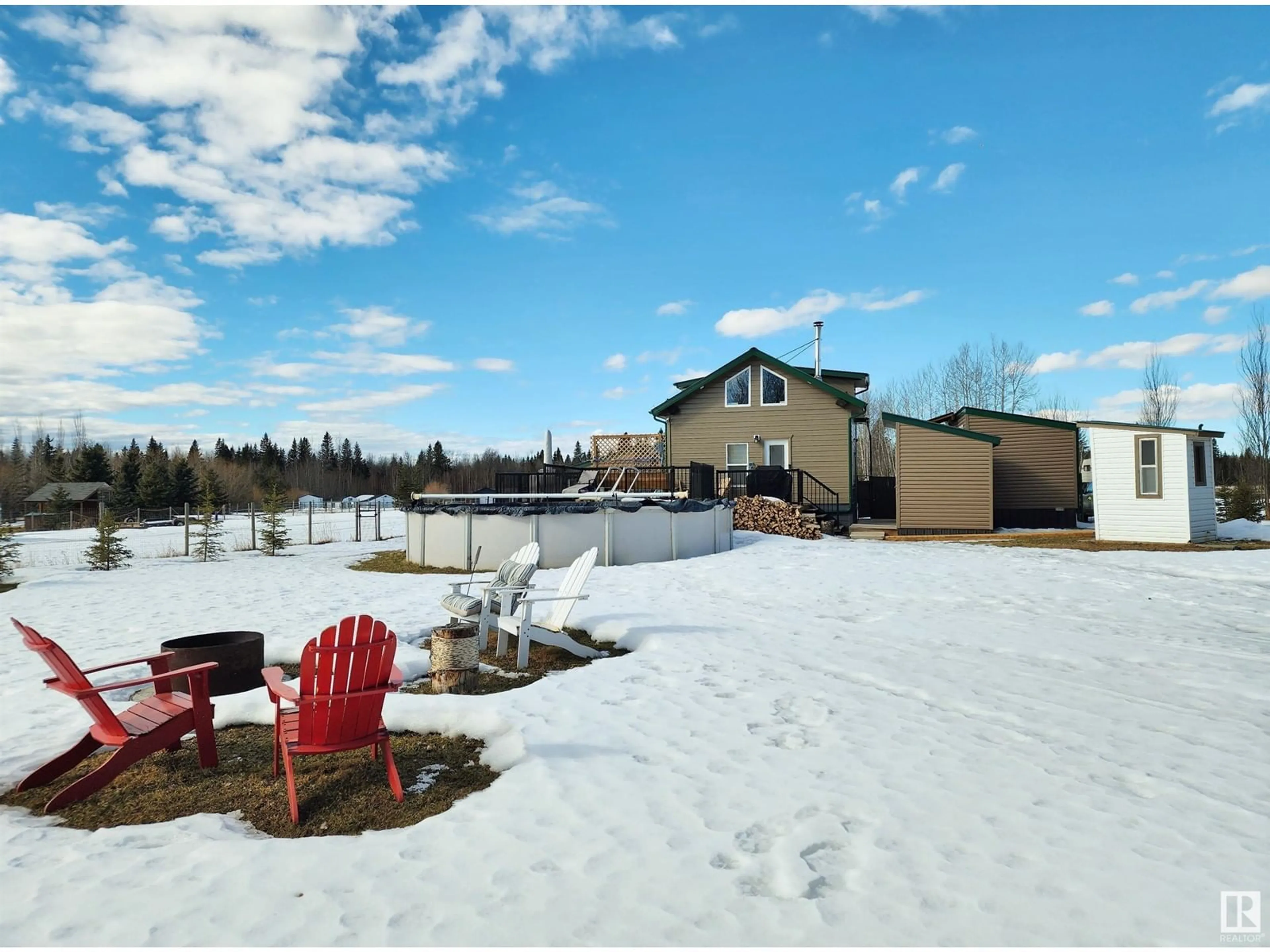Patio, mountain view for 465044 - 105 RGE ROAD 60, Rural Wetaskiwin County Alberta T0C0T0