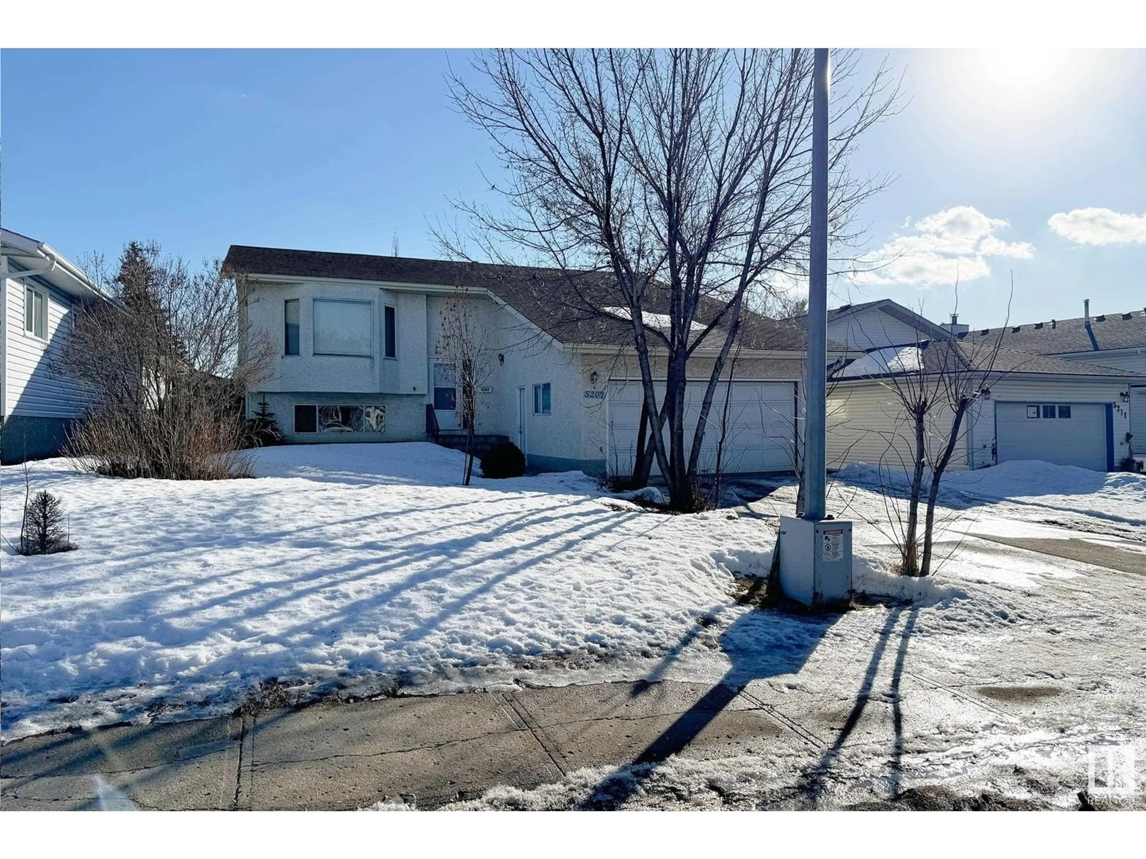 A pic from outside/outdoor area/front of a property/back of a property/a pic from drone, street for 5207 13 AV, Edmonton Alberta T6L6T6