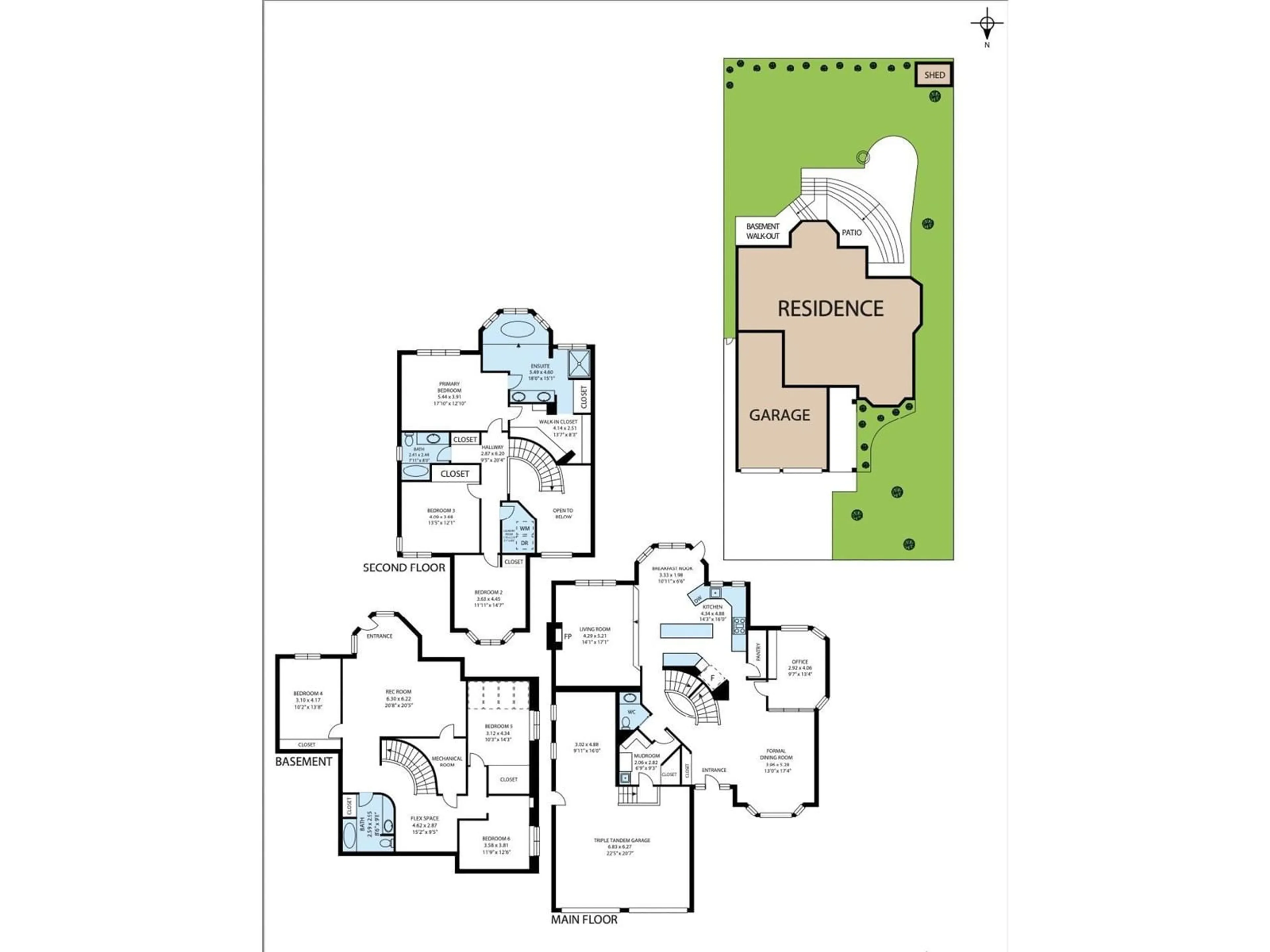 Floor plan for 911 BLACKETT WD, Edmonton Alberta T6W1A9