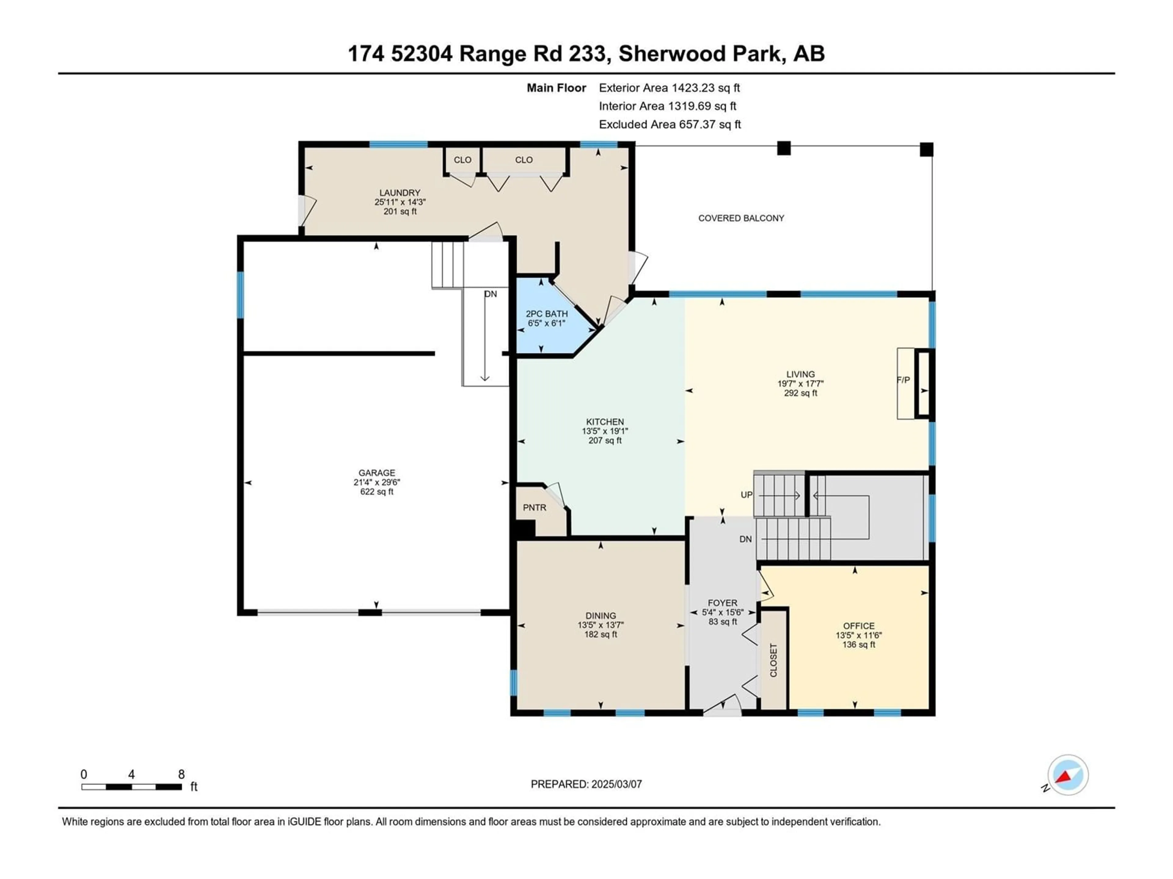 Floor plan for #174 52304 RGE ROAD 233, Rural Strathcona County Alberta T8B1C9