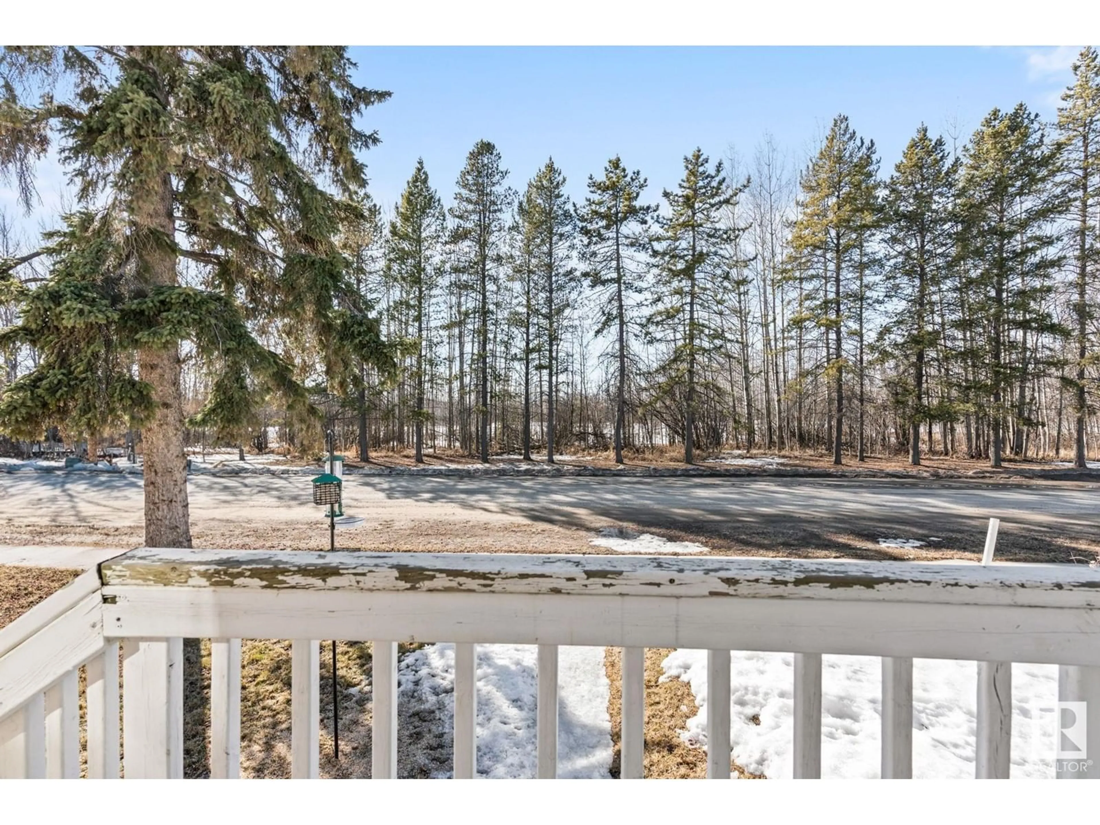 A pic from outside/outdoor area/front of a property/back of a property/a pic from drone, forest/trees view for 5111 51 ST, Breton Alberta T0C0P0