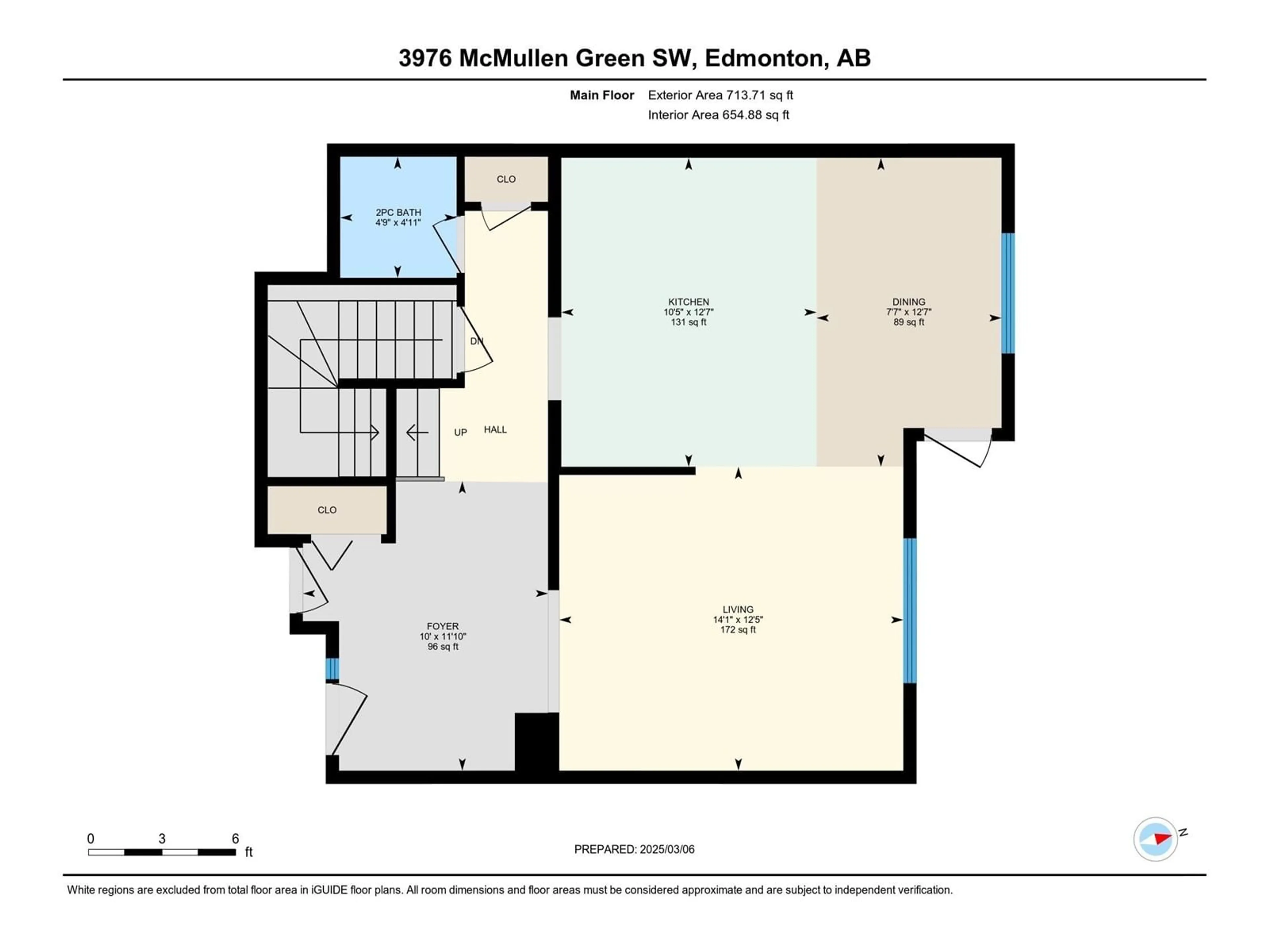 Floor plan for 3976 MCMULLEN GREEN SW, Edmonton Alberta T6W1S7