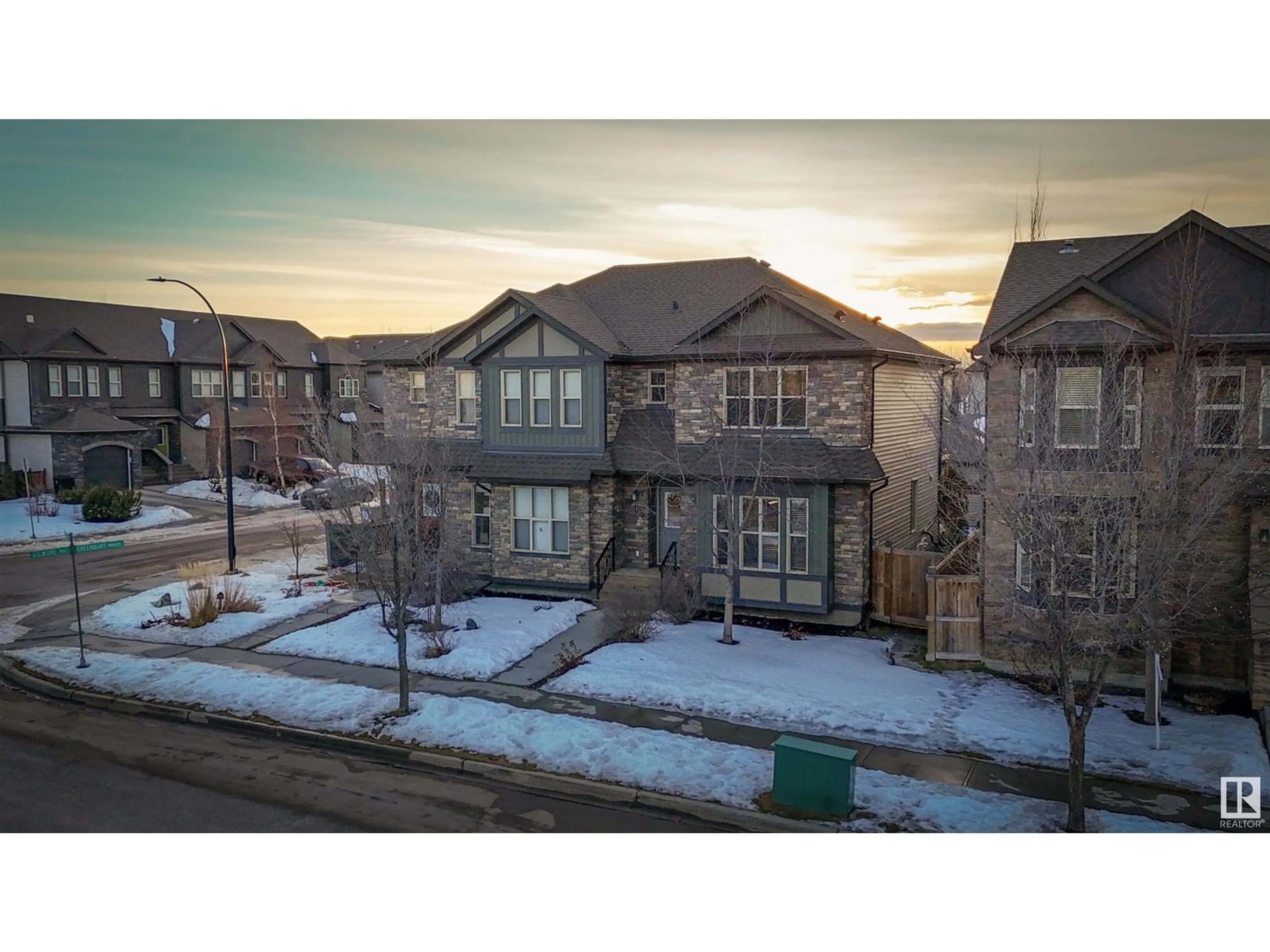 A pic from outside/outdoor area/front of a property/back of a property/a pic from drone, street for 15 GREENBURY BV, Spruce Grove Alberta T7X0M1