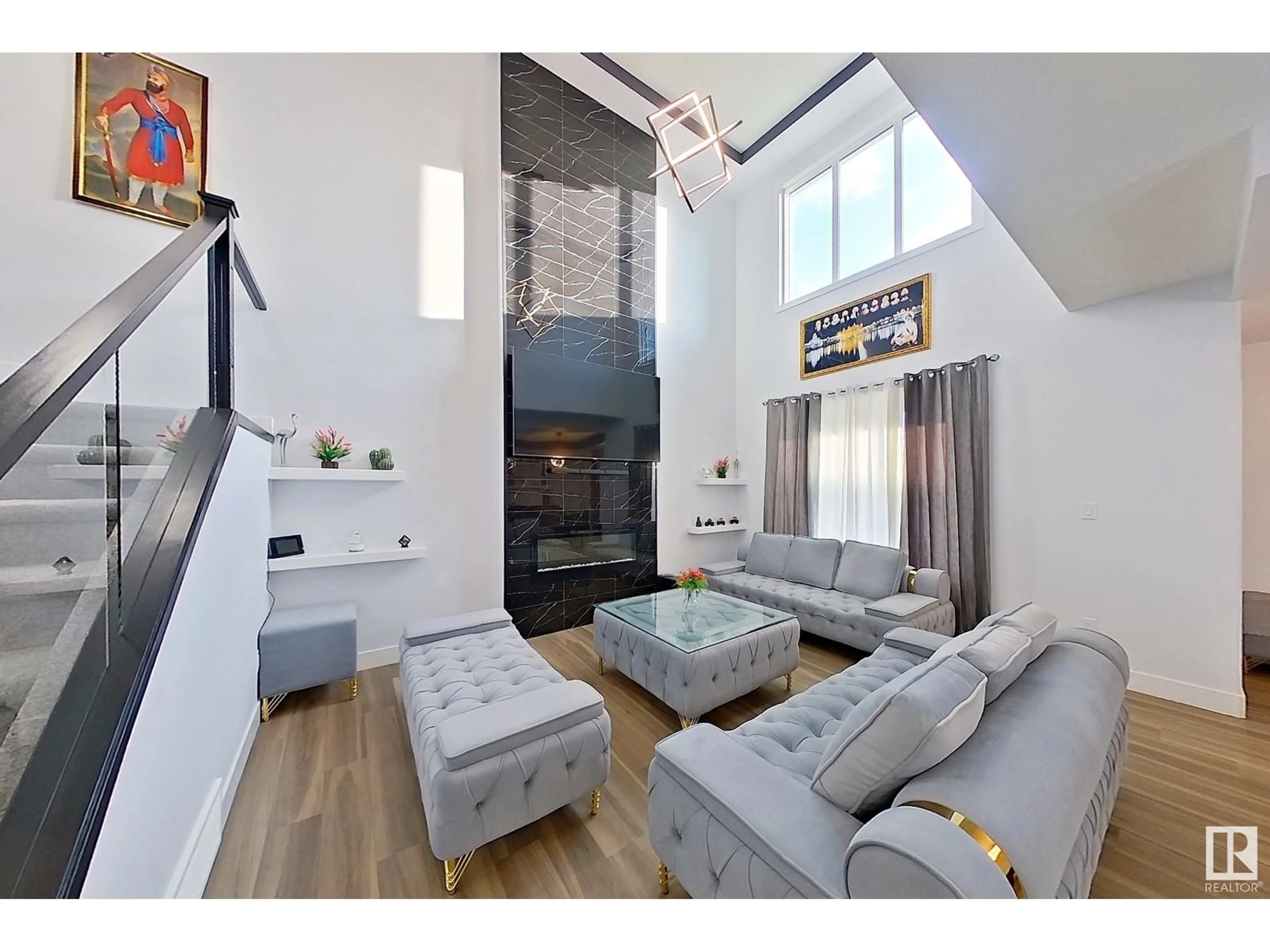 Living room with furniture, unknown for 5806 PELTIER CLOSE, Beaumont Alberta T4X2Z1