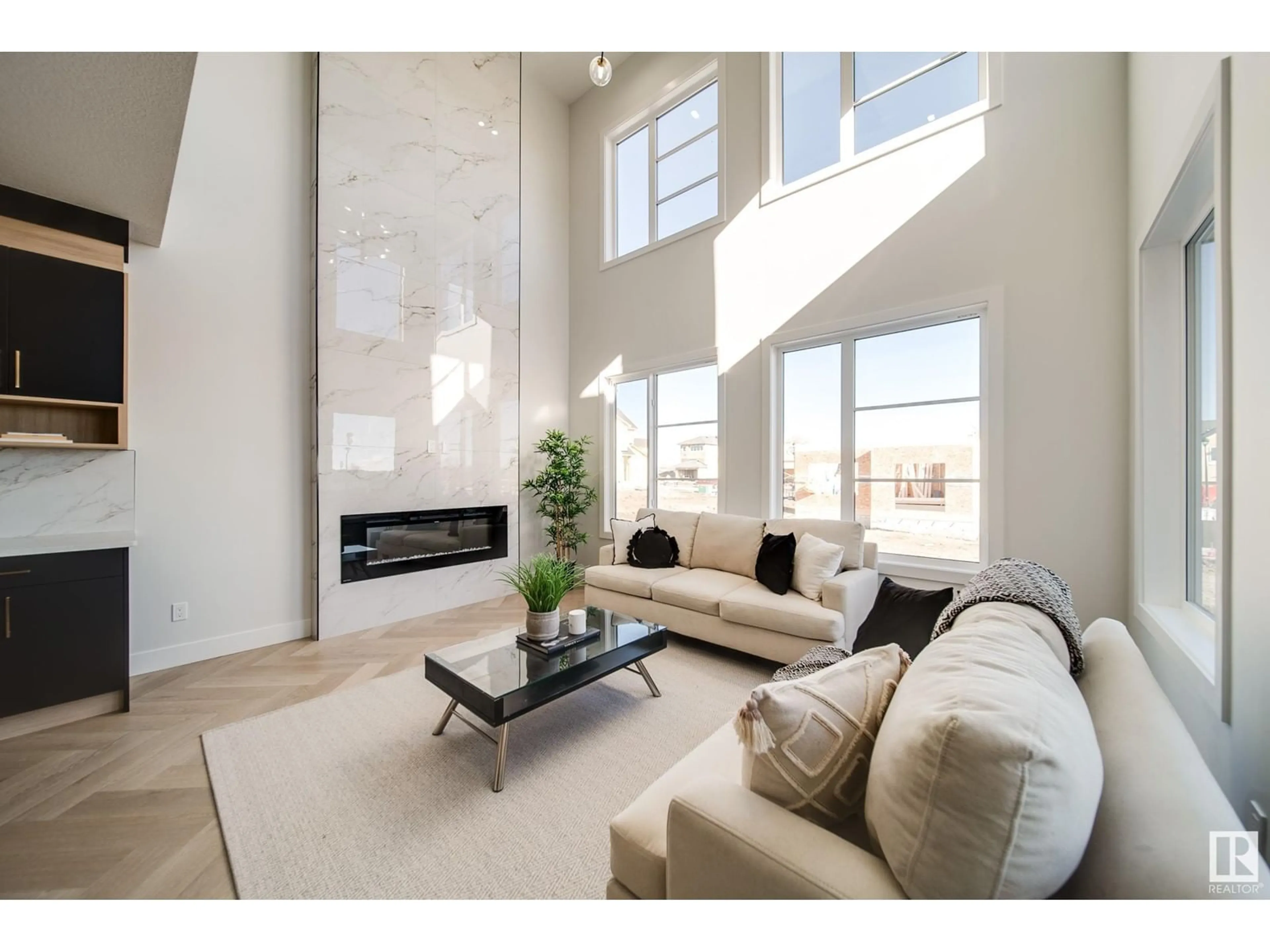 Living room with furniture, unknown for 9 BAKER ST, Ardrossan Alberta T8E0B6