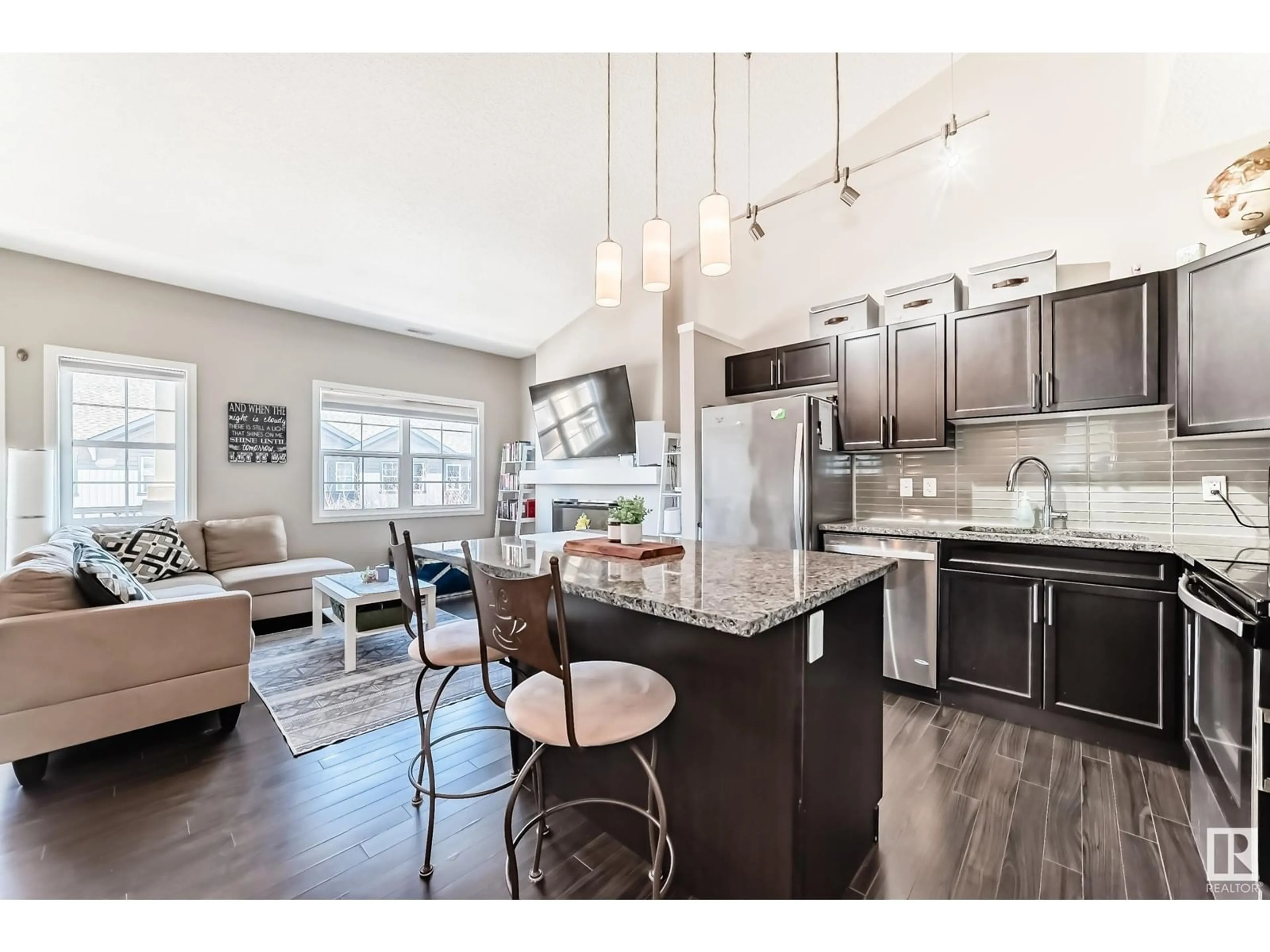 Open concept kitchen, unknown for #36 4029 ORCHARDS DR SW, Edmonton Alberta T6X1V2