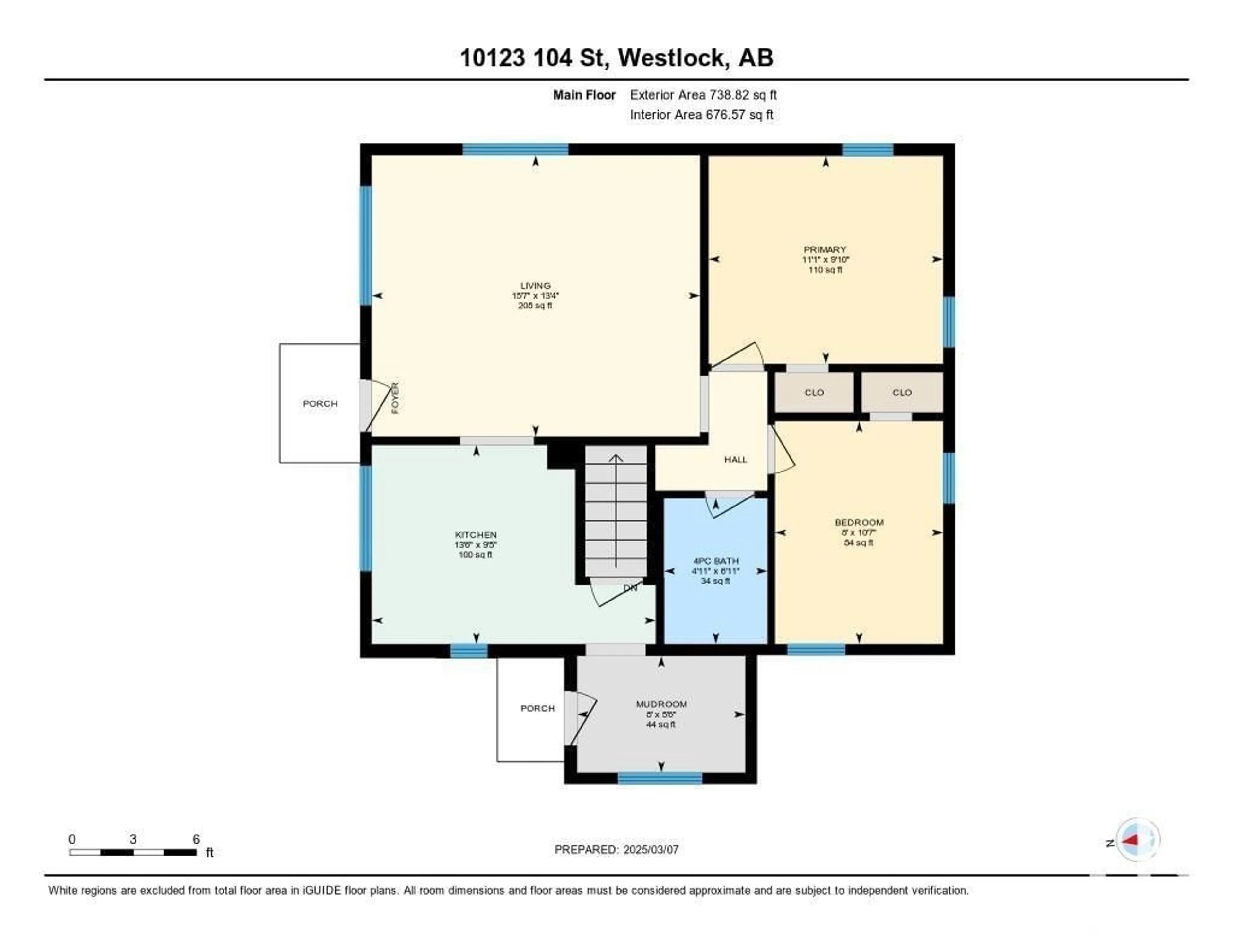Floor plan for 10123 104 ST, Westlock Alberta T7P1V3