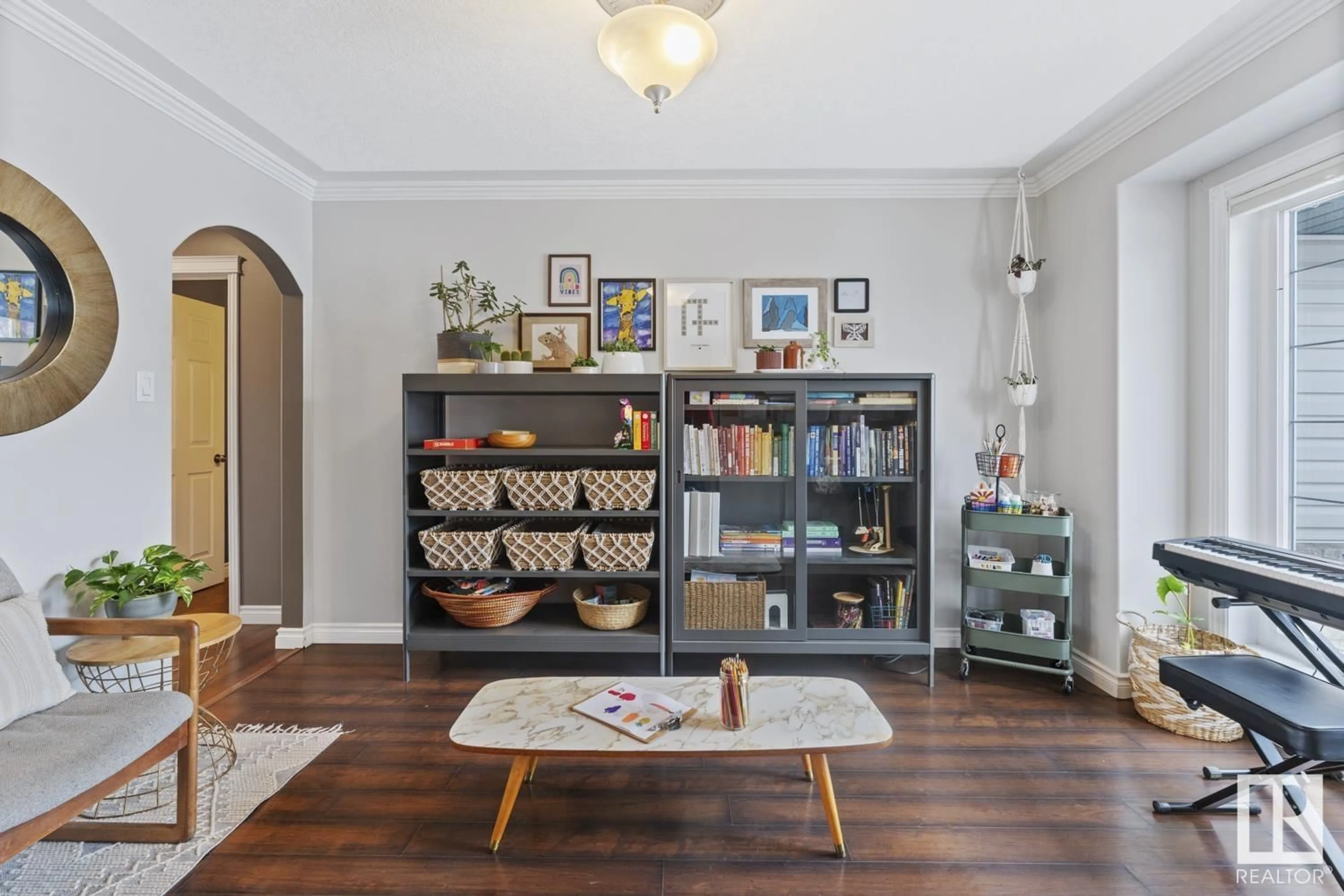 Living room with furniture, unknown for 612 Willow CR, Cold Lake Alberta T9M1M6