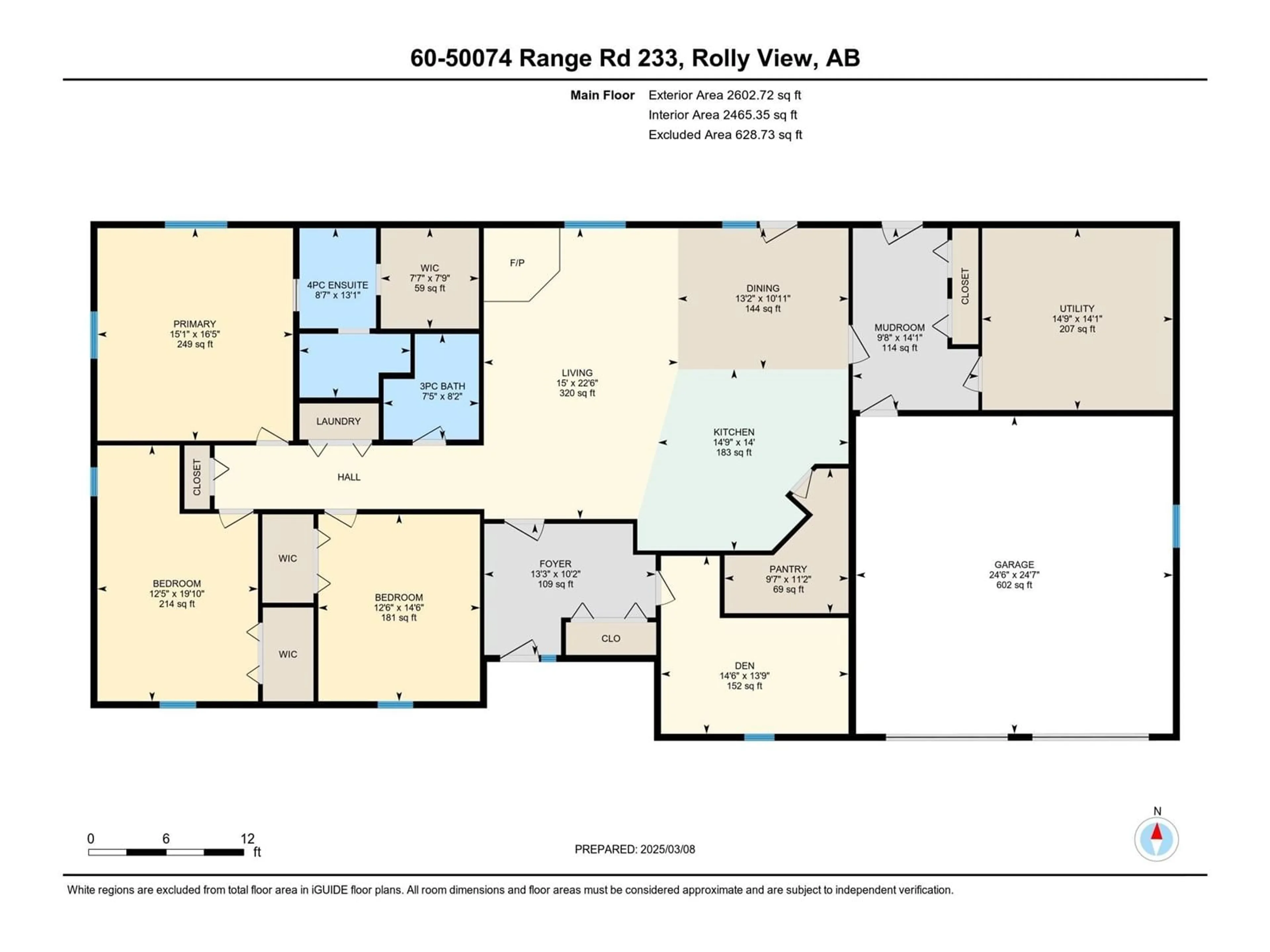 Floor plan for #60 50074 RGE ROAD 233 SW, Rural Leduc County Alberta T4X0L2