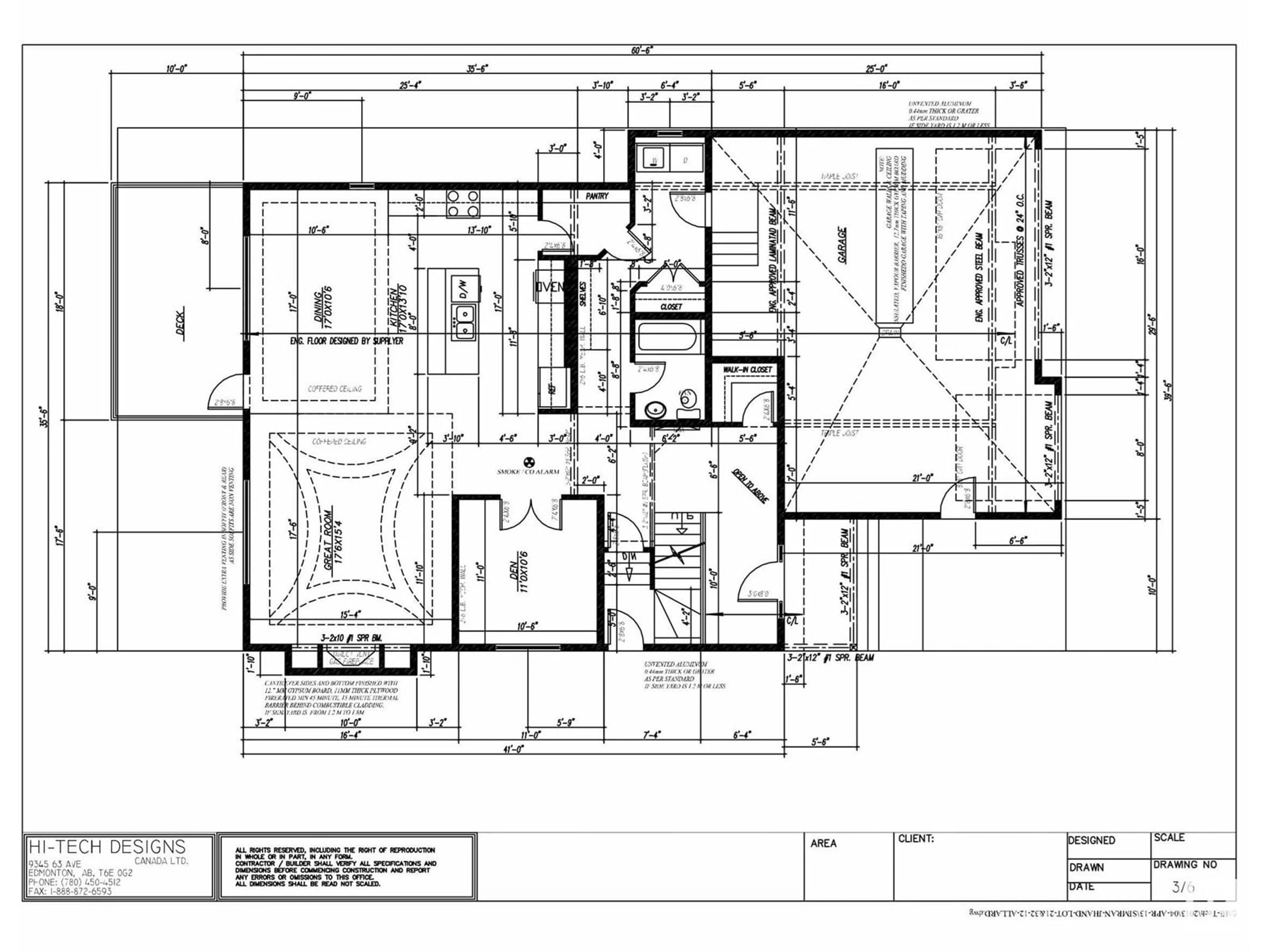 Floor plan for 202 EDGEWATER CI, Leduc Alberta T9E1K5