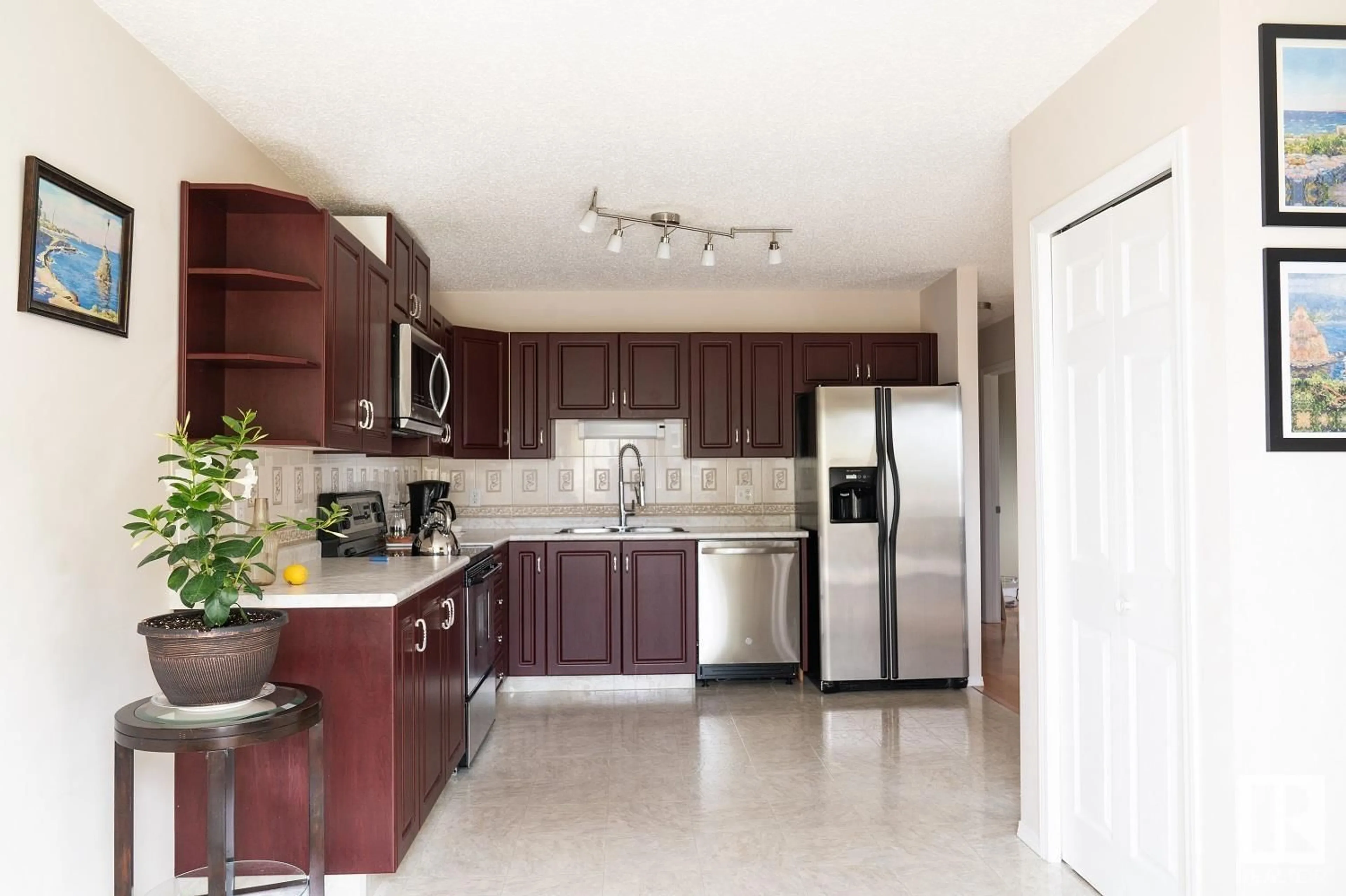 Open concept kitchen, ceramic/tile floor for 4204 50A AV, Cold Lake Alberta T9M2A5