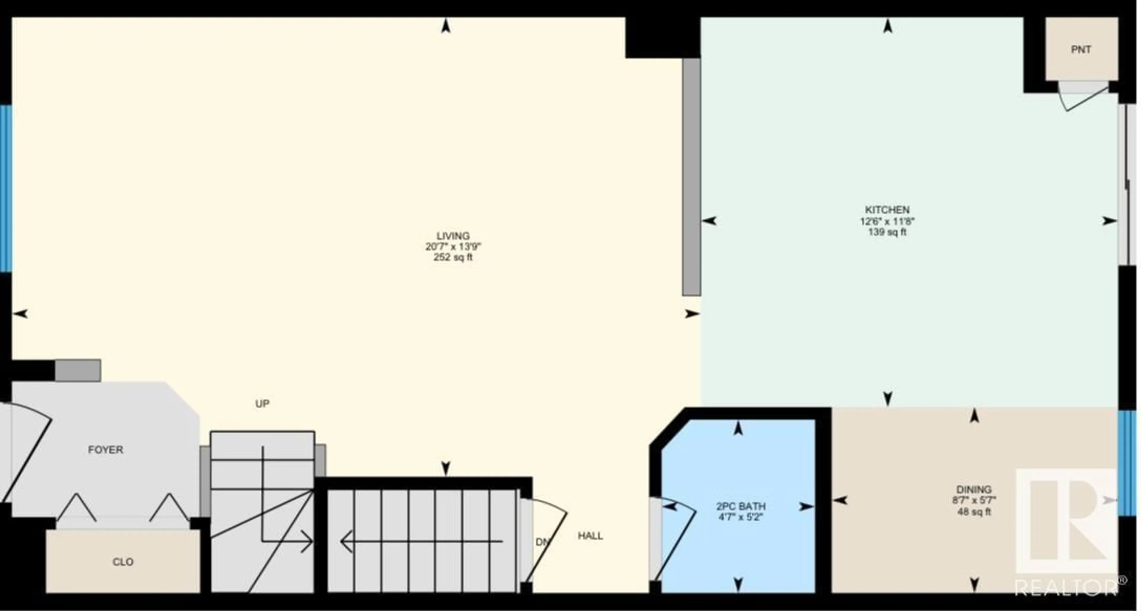 Floor plan for #156 2905 141 ST SW, Edmonton Alberta T6W3M4