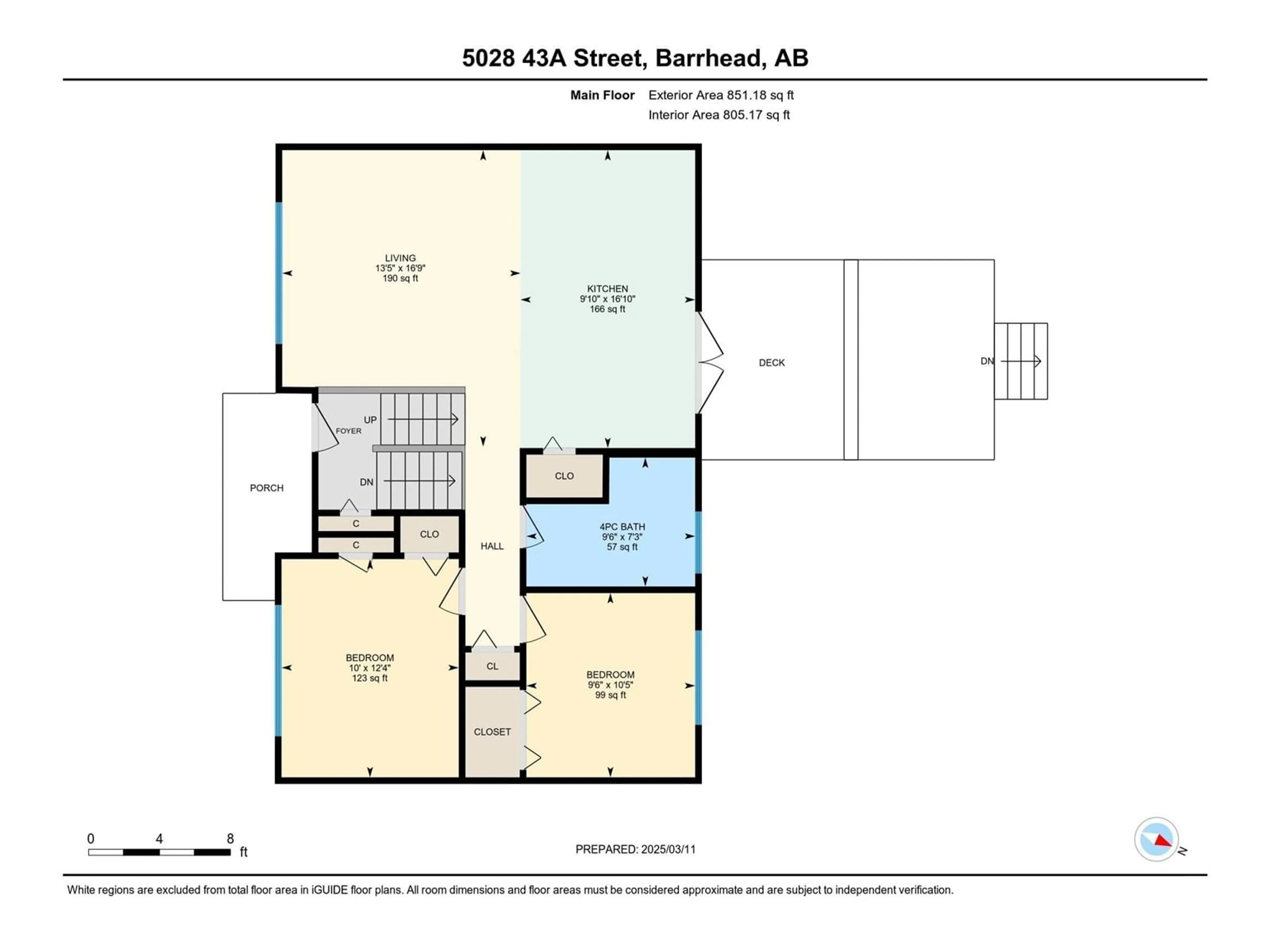 Floor plan for 5028 43A ST, Barrhead Alberta T7N1J5