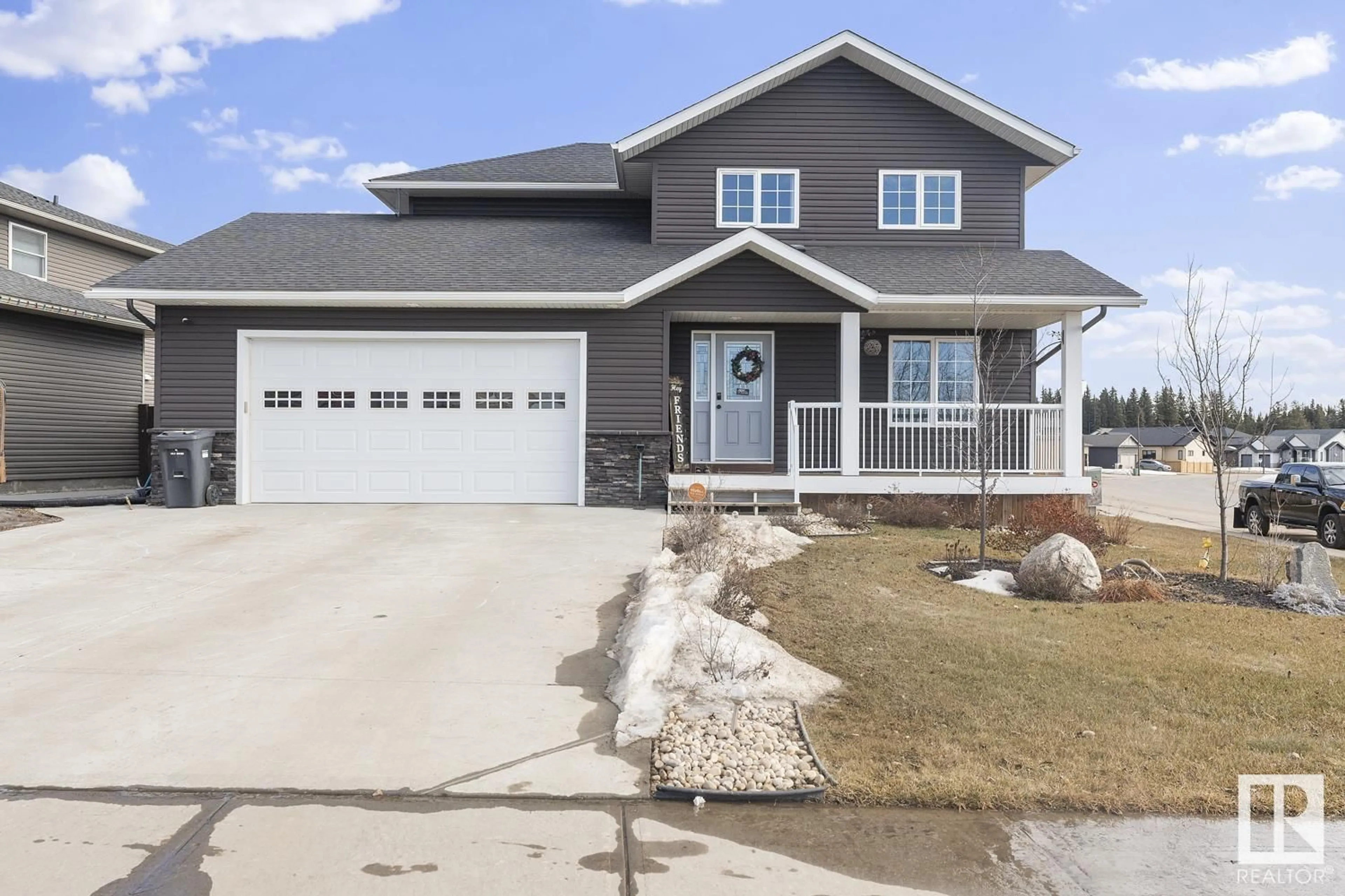 Home with vinyl exterior material, street for 501 Lakewood CL, Cold Lake Alberta T9M0E9