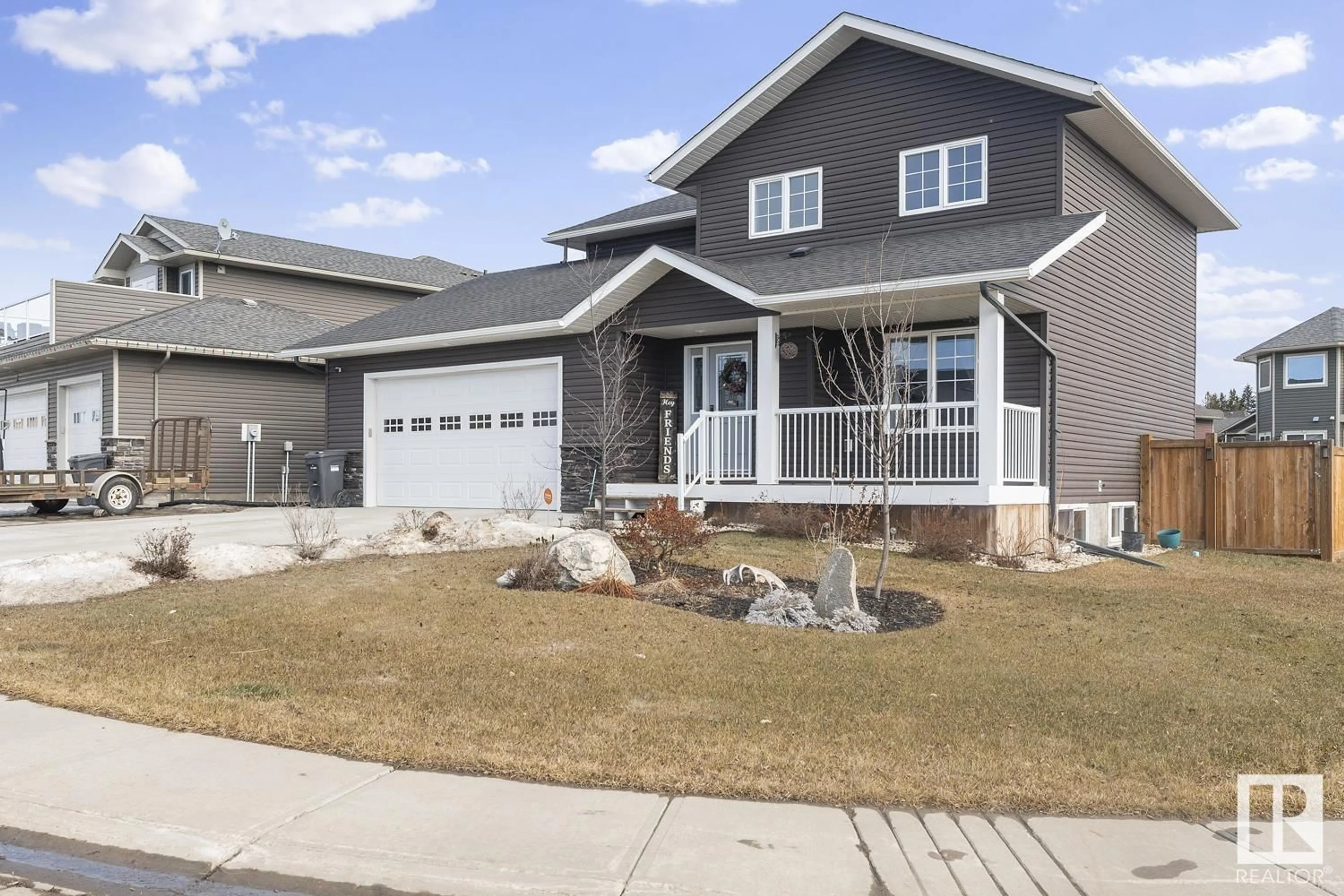 Home with vinyl exterior material, street for 501 Lakewood CL, Cold Lake Alberta T9M0E9