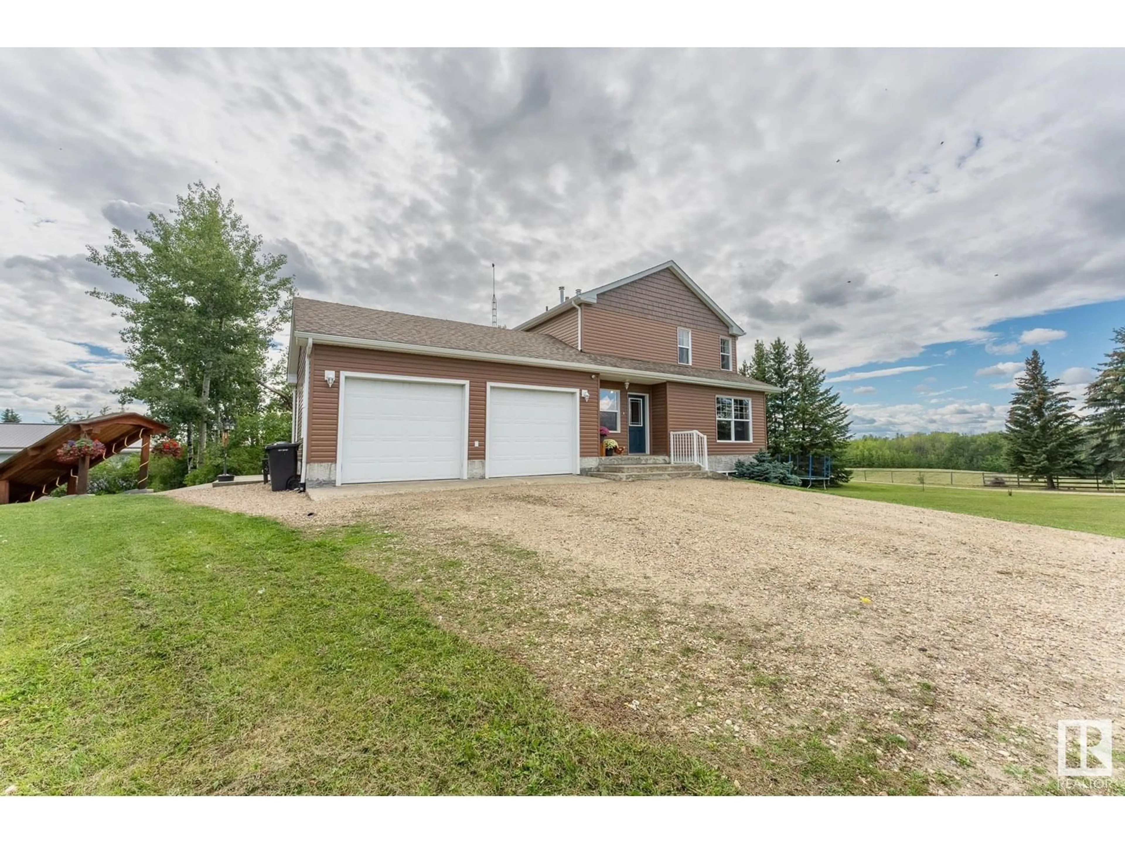 A pic from outside/outdoor area/front of a property/back of a property/a pic from drone, unknown for 5132 TWP ROAD 505, Rural Parkland County Alberta T0E2H0