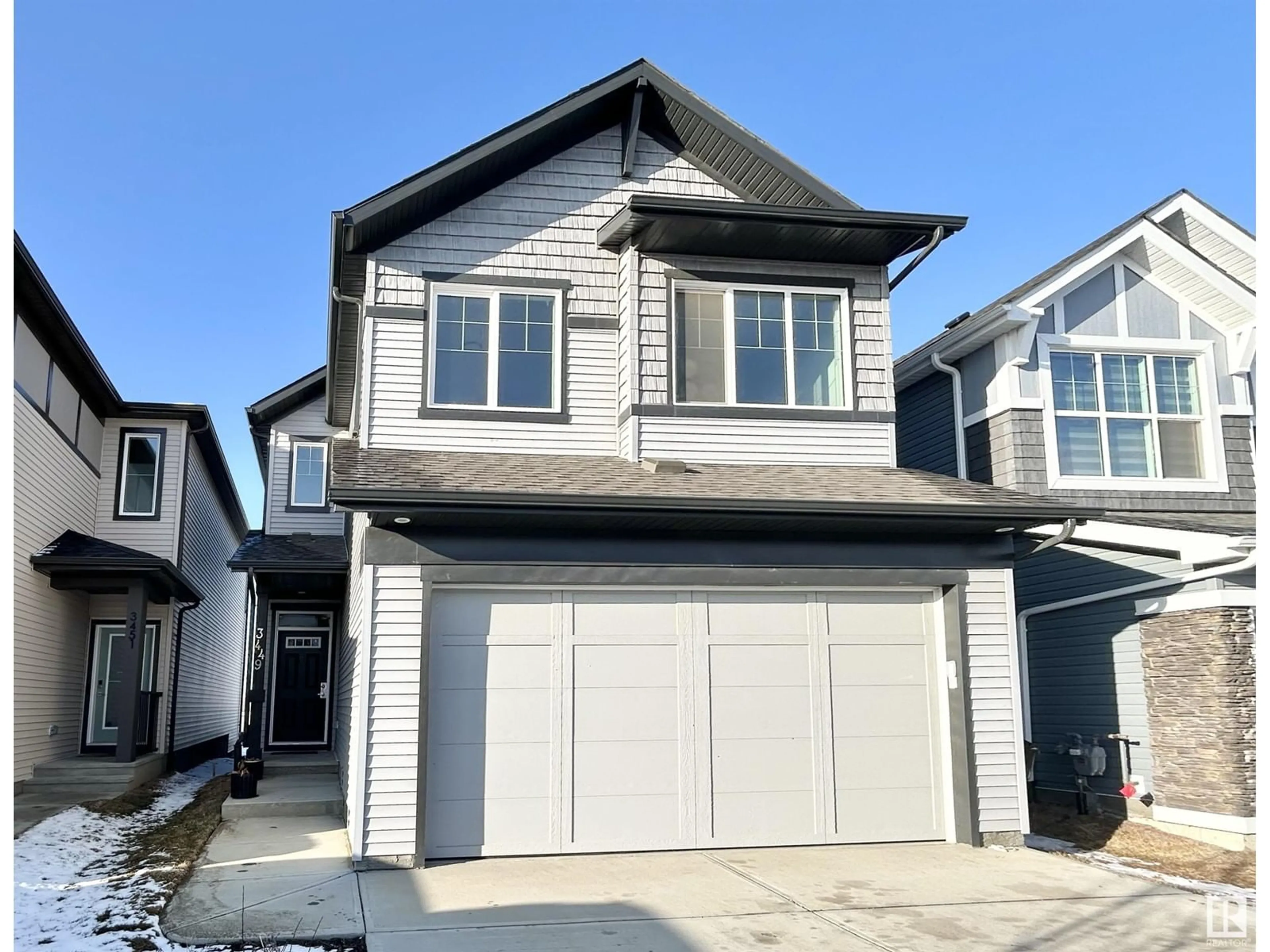 Home with vinyl exterior material, street for 3449 CRAIG LD SW SW, Edmonton Alberta T6W5B3