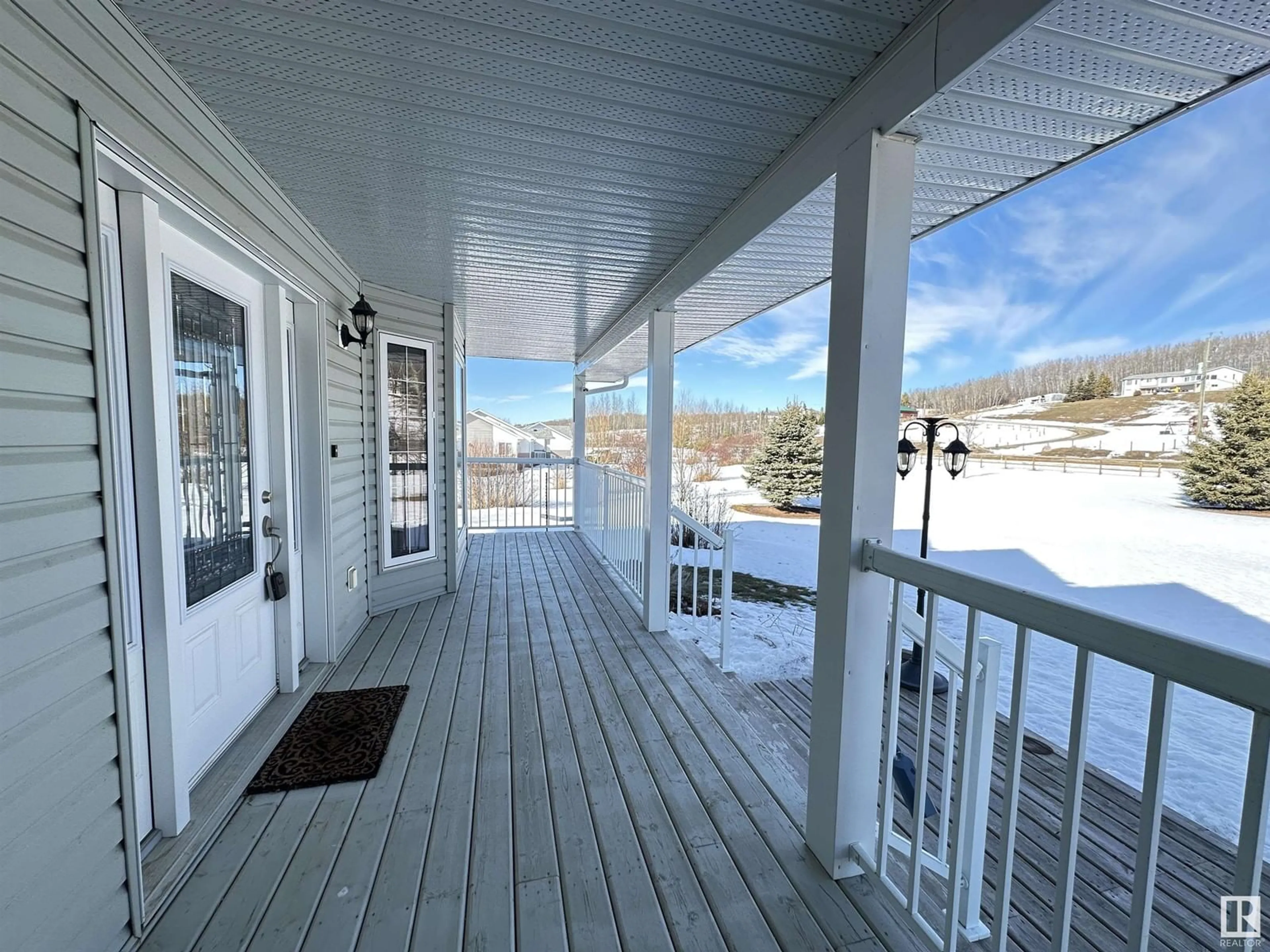 Patio, water/lake/river/ocean view for #405 55109 HWY 777, Rural Lac Ste. Anne County Alberta T0E1V0