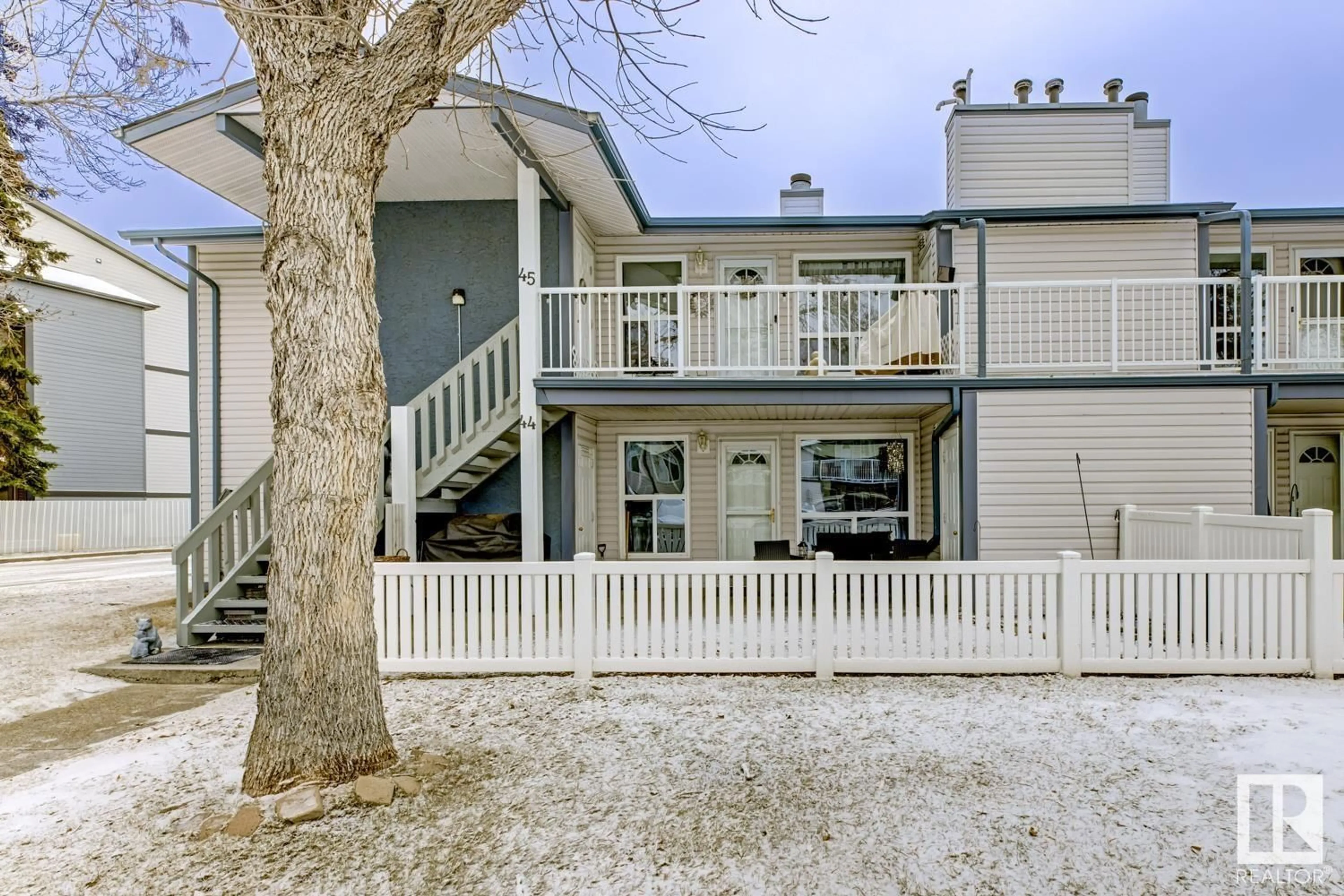 Patio, street for #45 14620 26 ST NW, Edmonton Alberta T5Y2J9