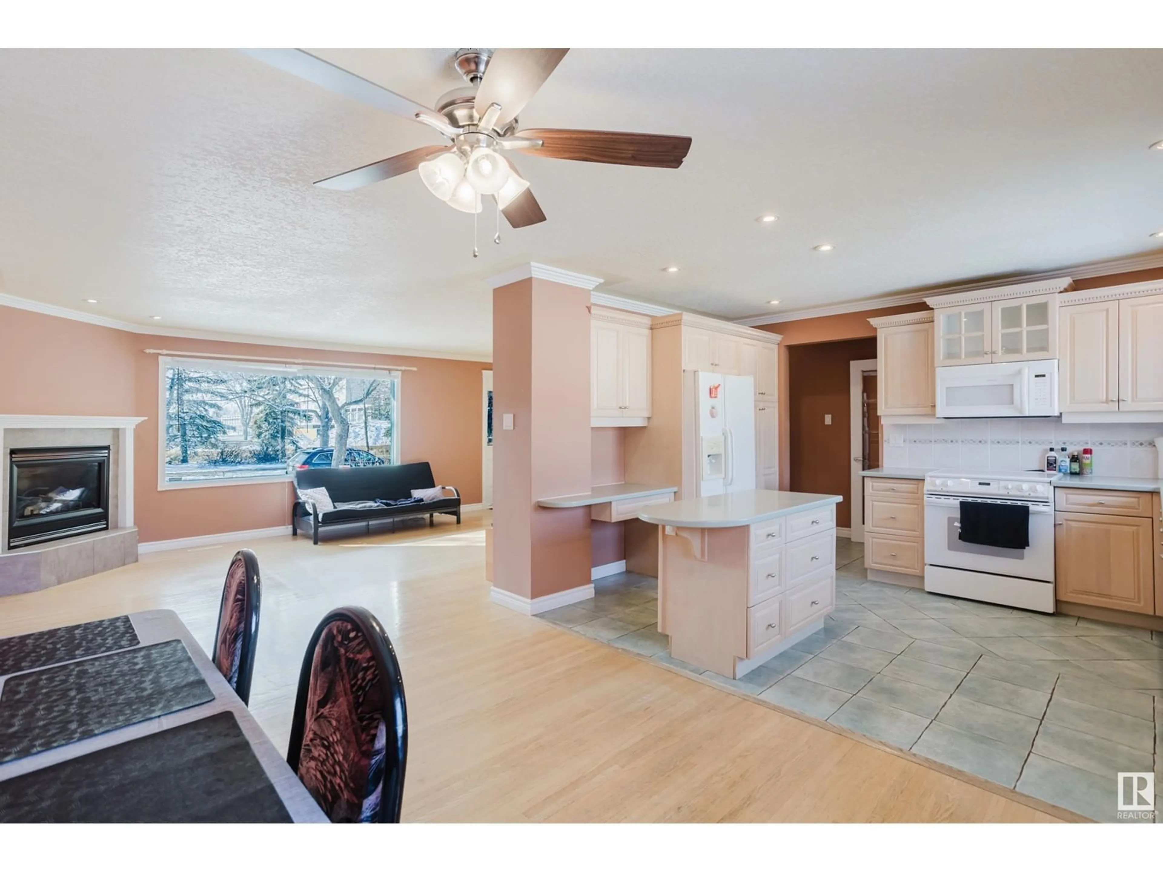 Open concept kitchen, unknown for 11423 127 ST, Edmonton Alberta T5M0V2