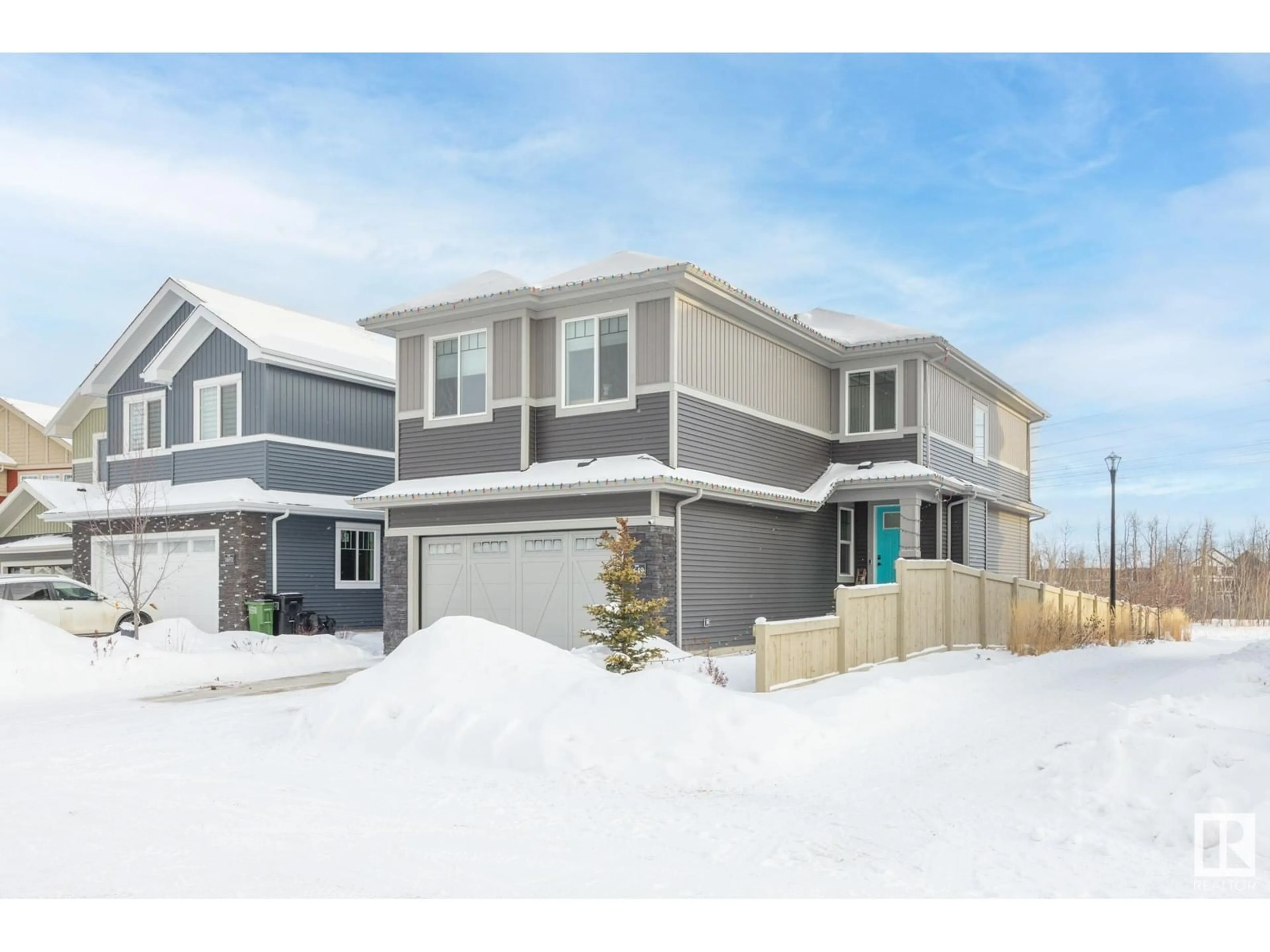 Home with vinyl exterior material, street for 1649 ENRIGHT WY NW, Edmonton Alberta T6M0Z2