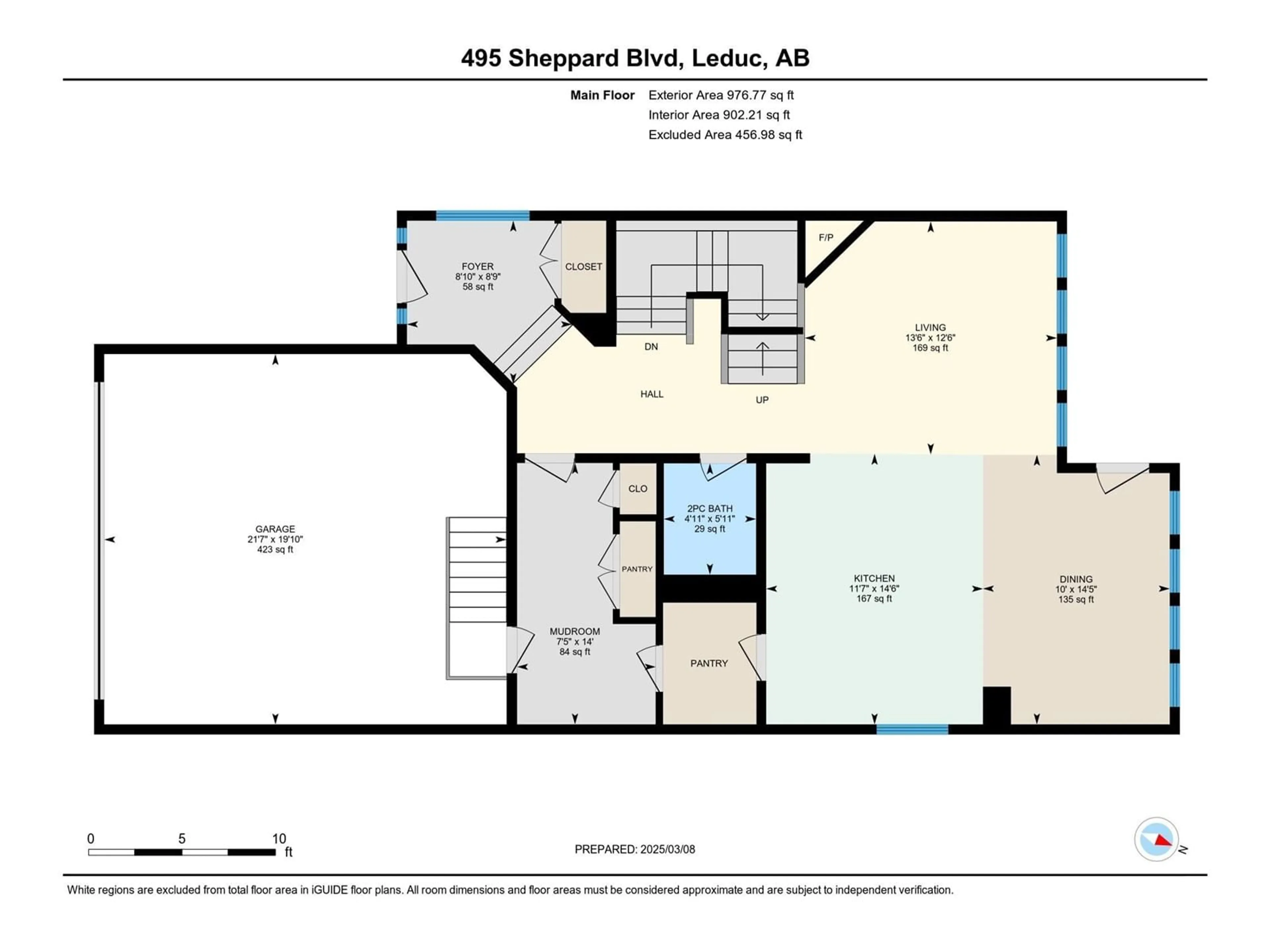 Floor plan for 495 SHEPPARD BV, Leduc Alberta T9E0T3