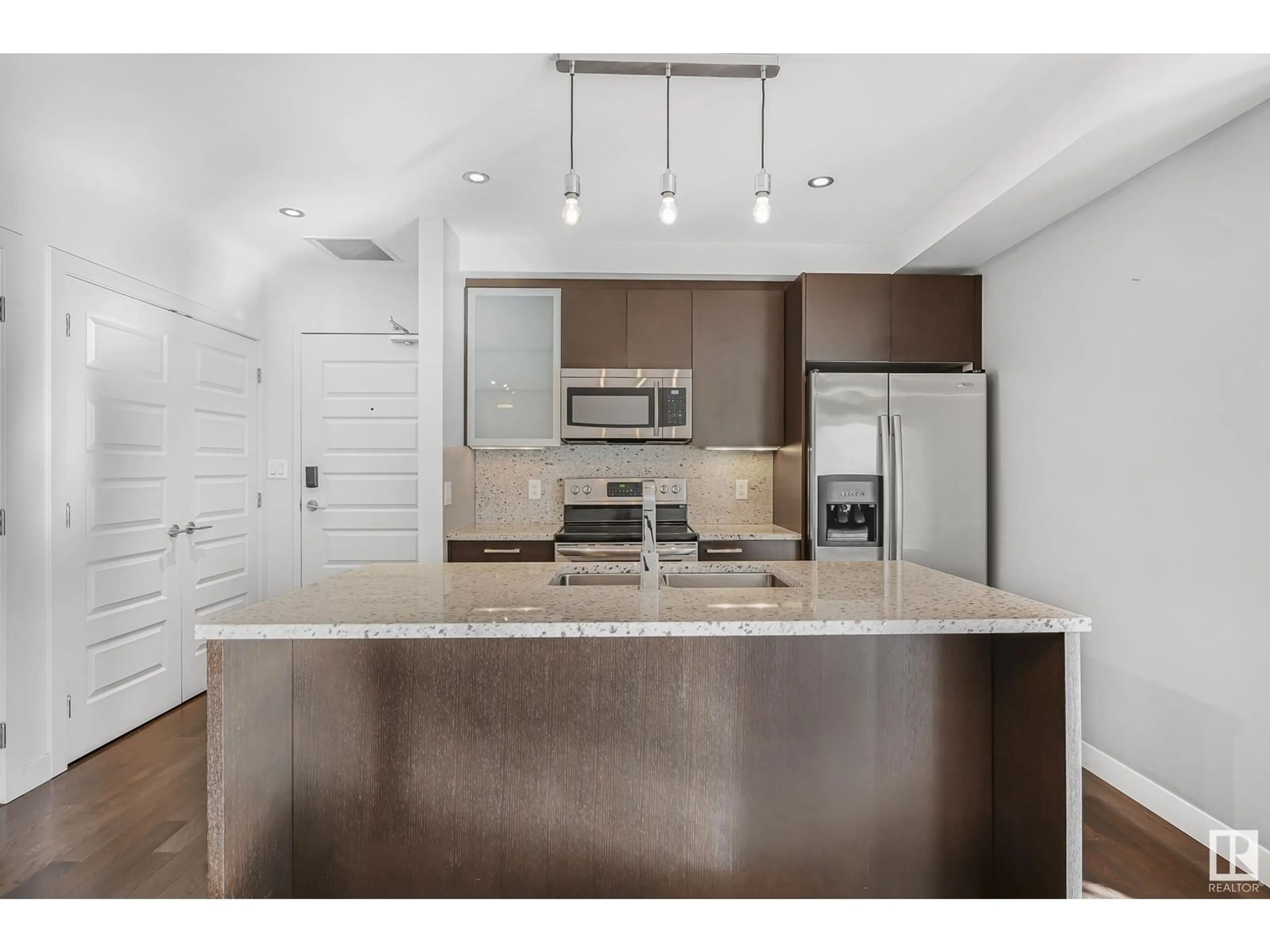 Open concept kitchen, unknown for #603 10388 105 ST NW, Edmonton Alberta T5J0C2