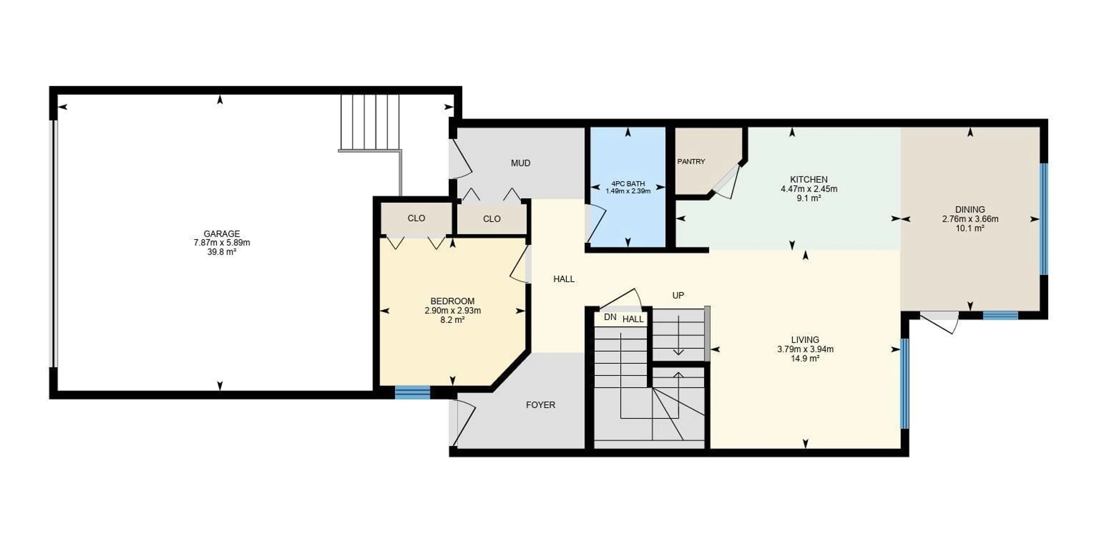 Floor plan for 16812 33 AV, Edmonton Alberta T6W5M3