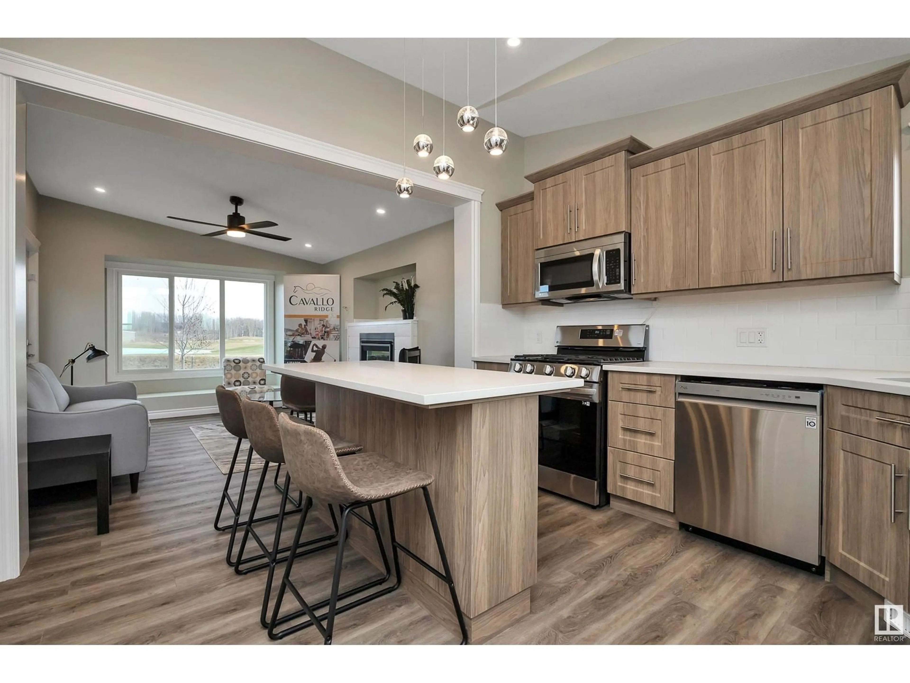 Open concept kitchen, unknown for 501 454029 RGE RD 11, Rural Wetaskiwin County Alberta T0C2V0