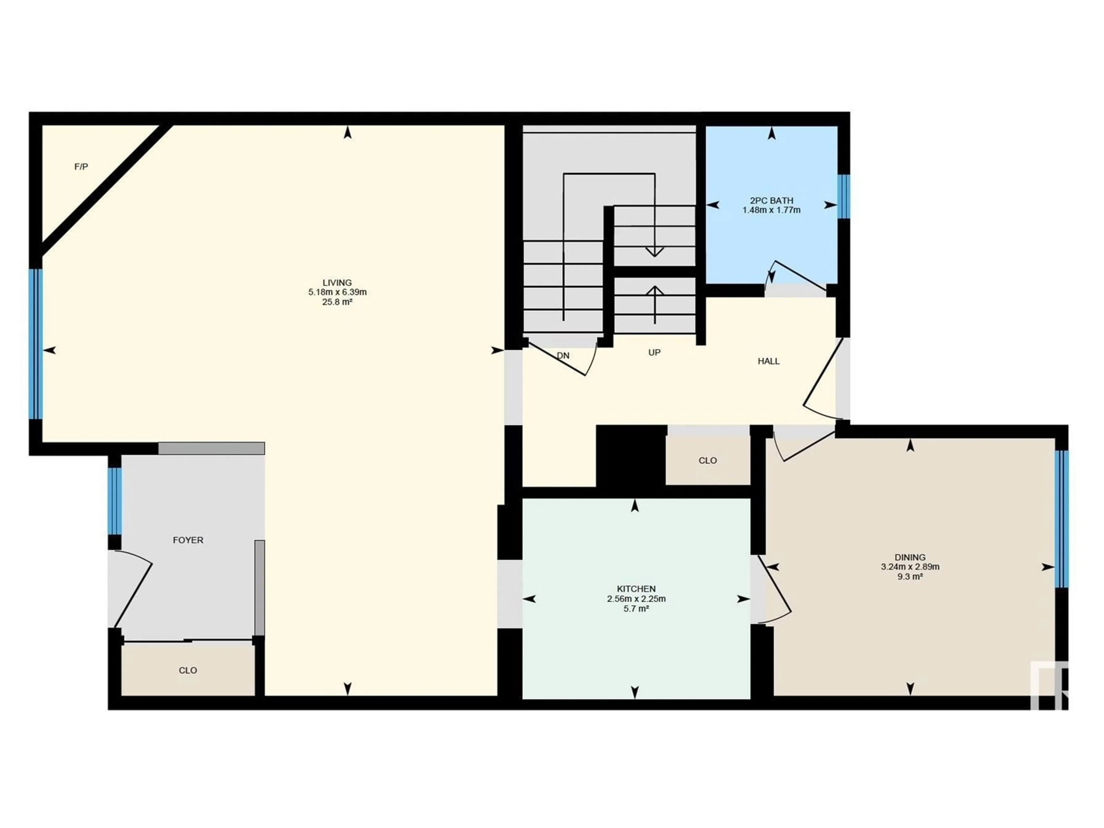 Floor plan for 210 WARWICK RD NW, Edmonton Alberta T5X4P8