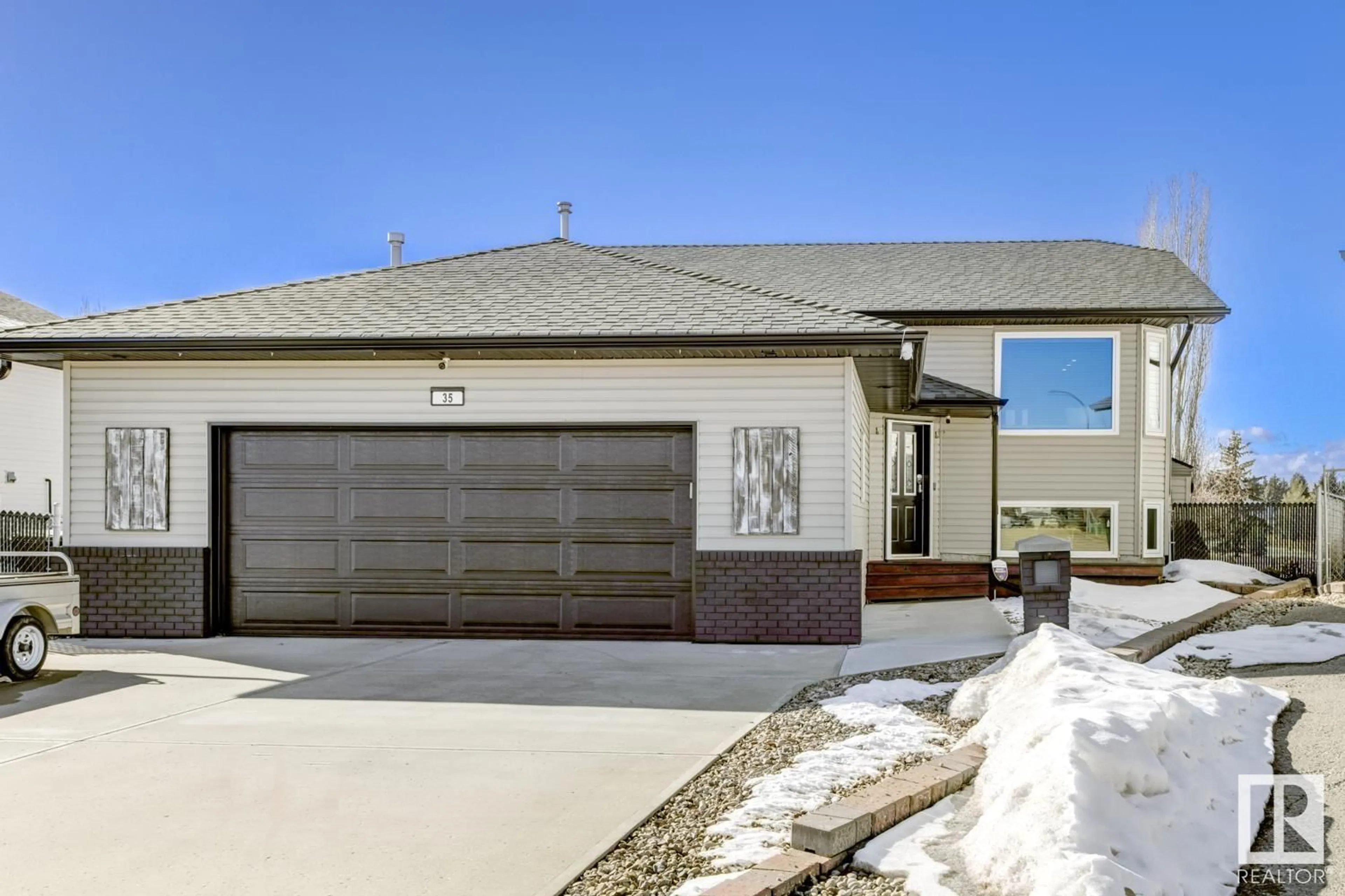 Home with brick exterior material, street for 35 HALDEN CR, Spruce Grove Alberta T7X2V6