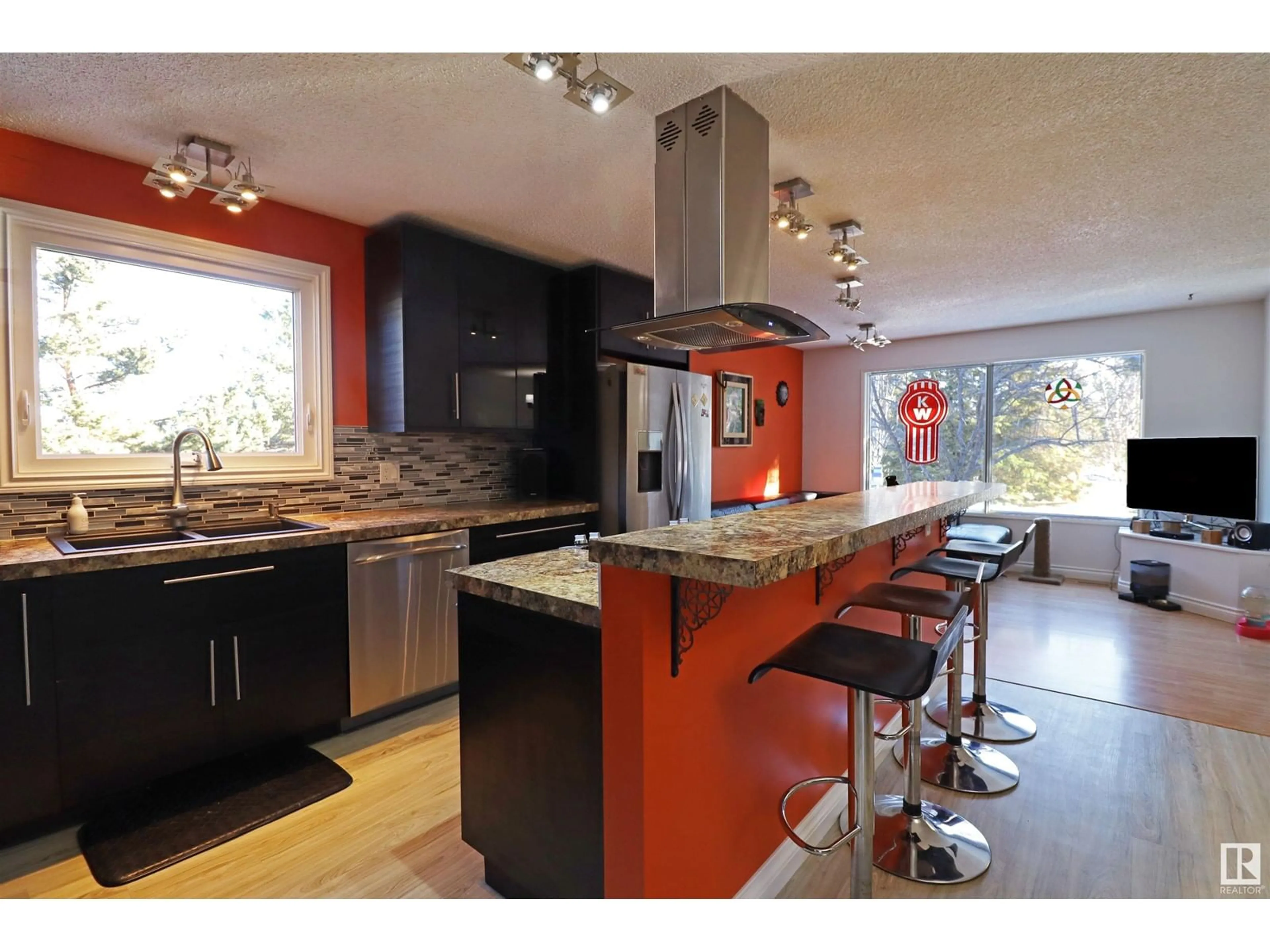 Open concept kitchen, unknown for #54 53417 RGE ROAD 14, Rural Parkland County Alberta T7Y0B5