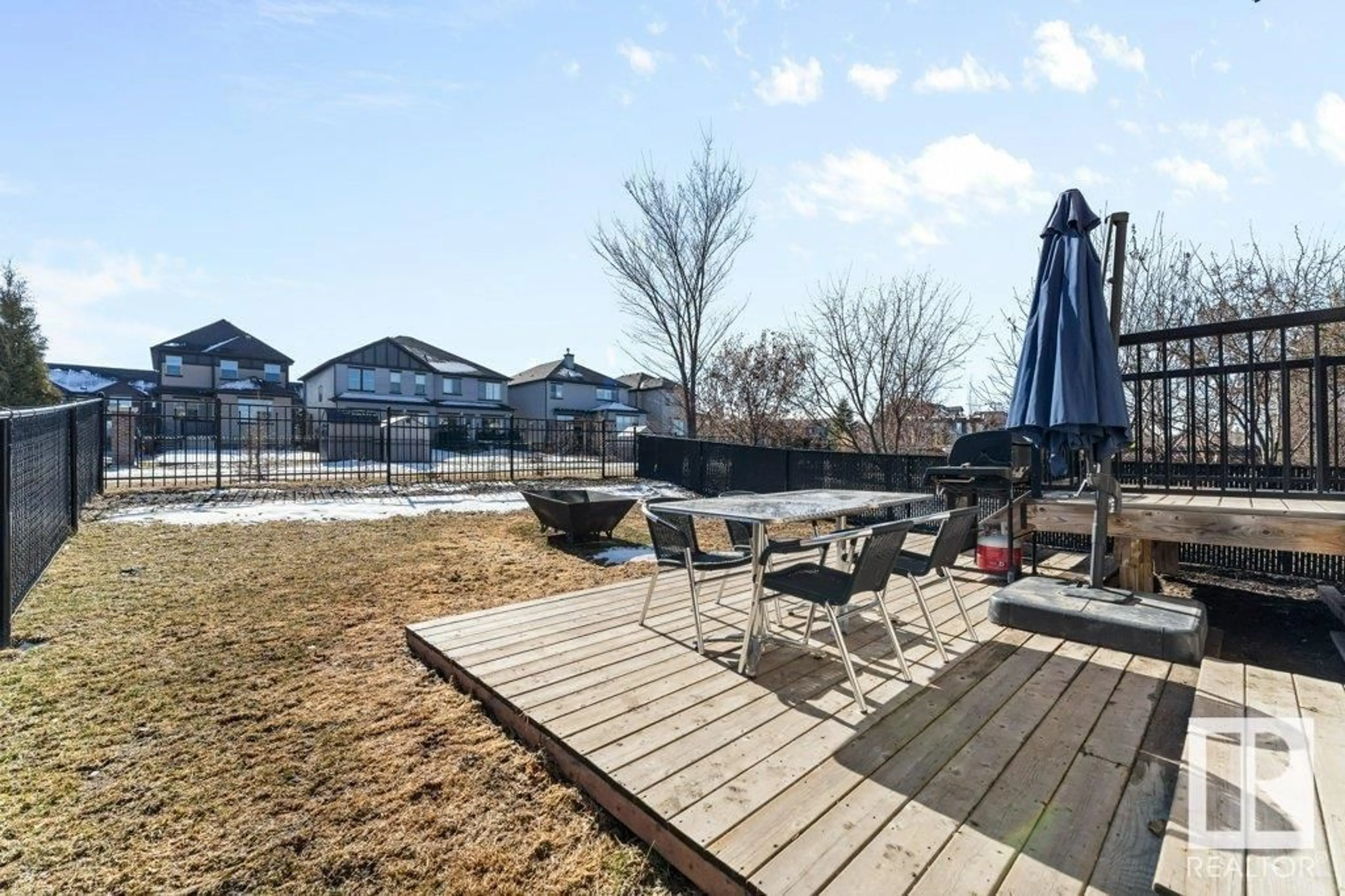 Patio, water/lake/river/ocean view for 13 GILMORE WY, Spruce Grove Alberta T7X0M3