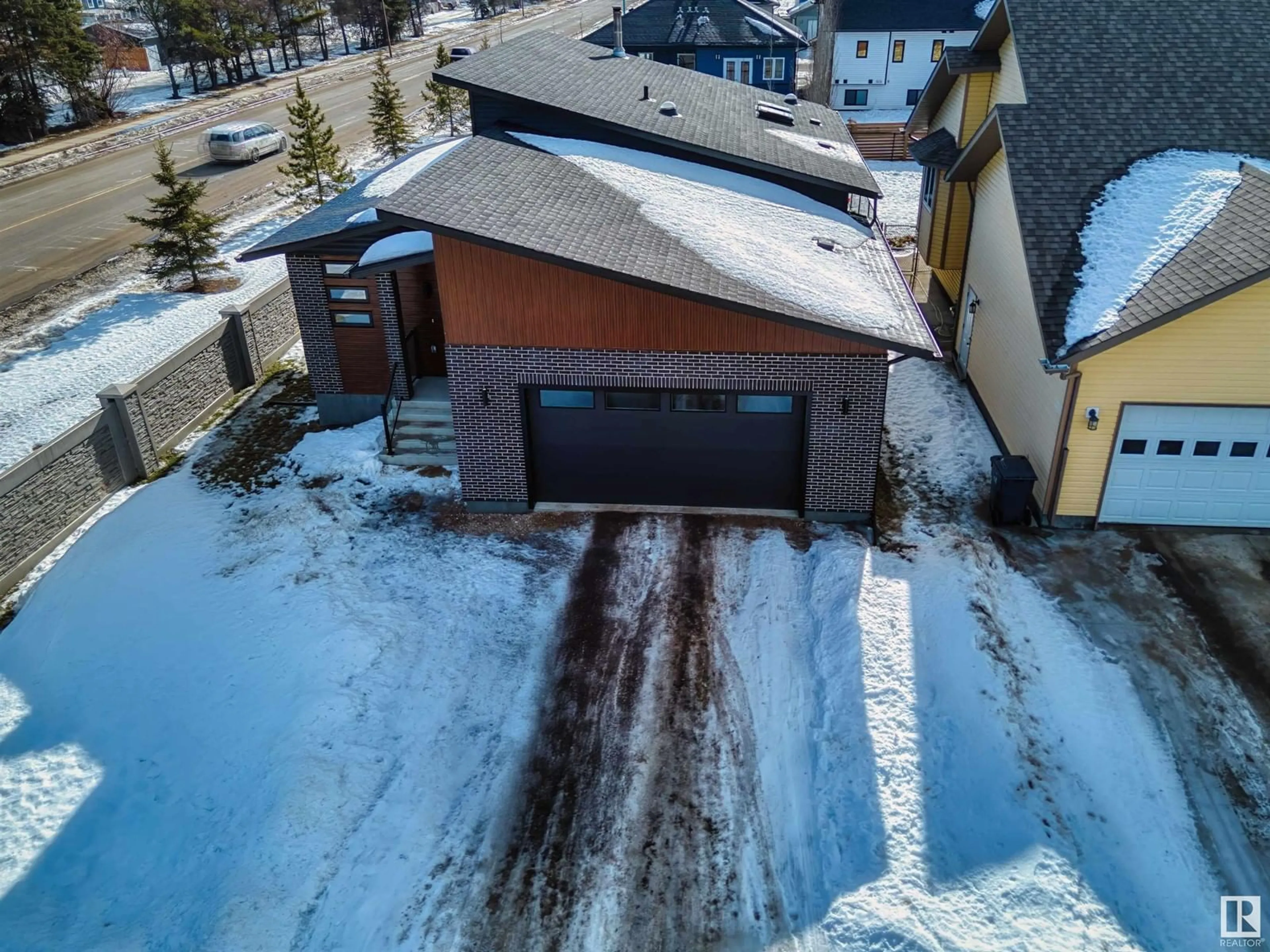 A pic from outside/outdoor area/front of a property/back of a property/a pic from drone, street for 5701 53 AV, St. Paul Town Alberta T0A3A1
