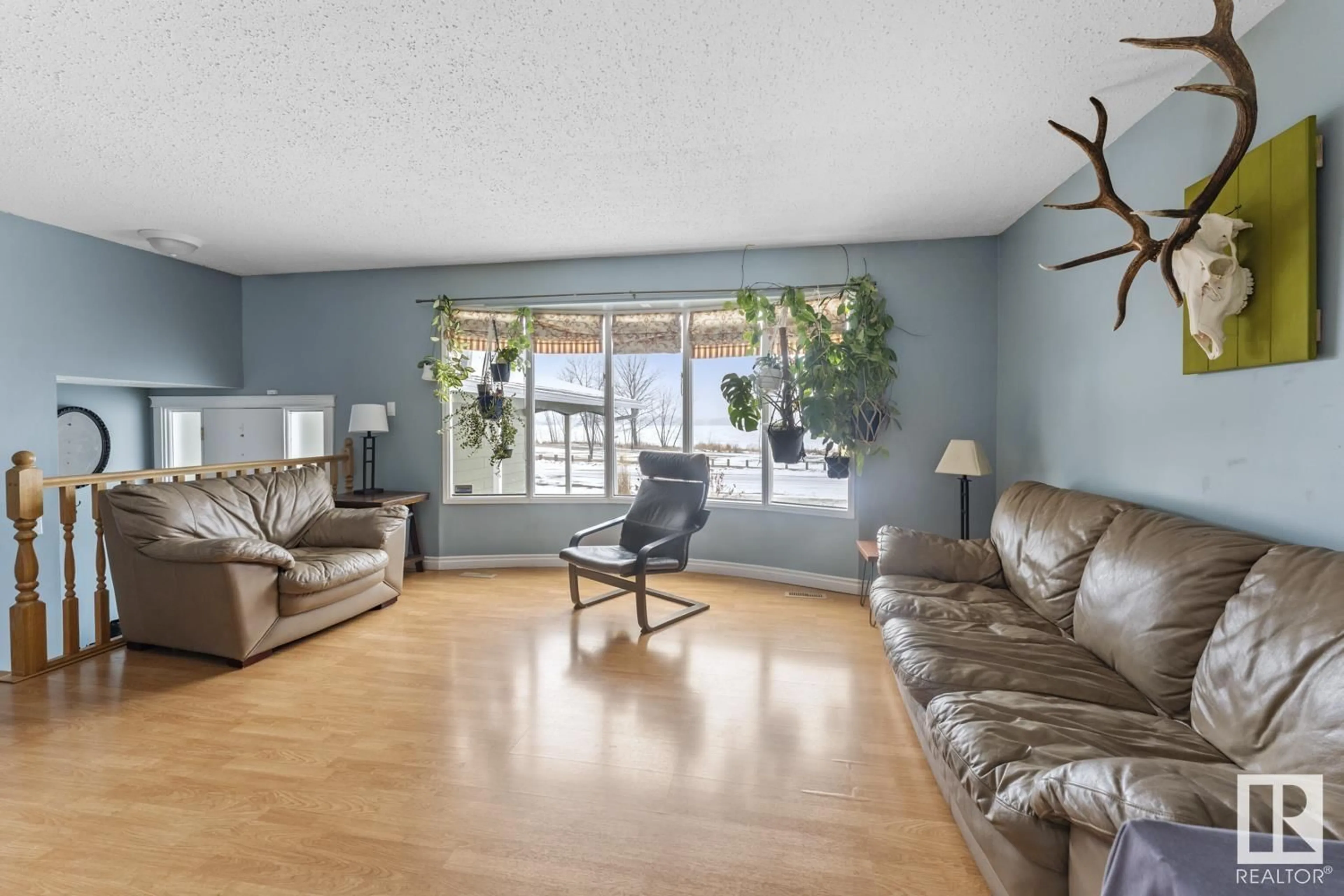 Living room with furniture, unknown for 4705 Lakeshore DR, Bonnyville Town Alberta T9N1P9