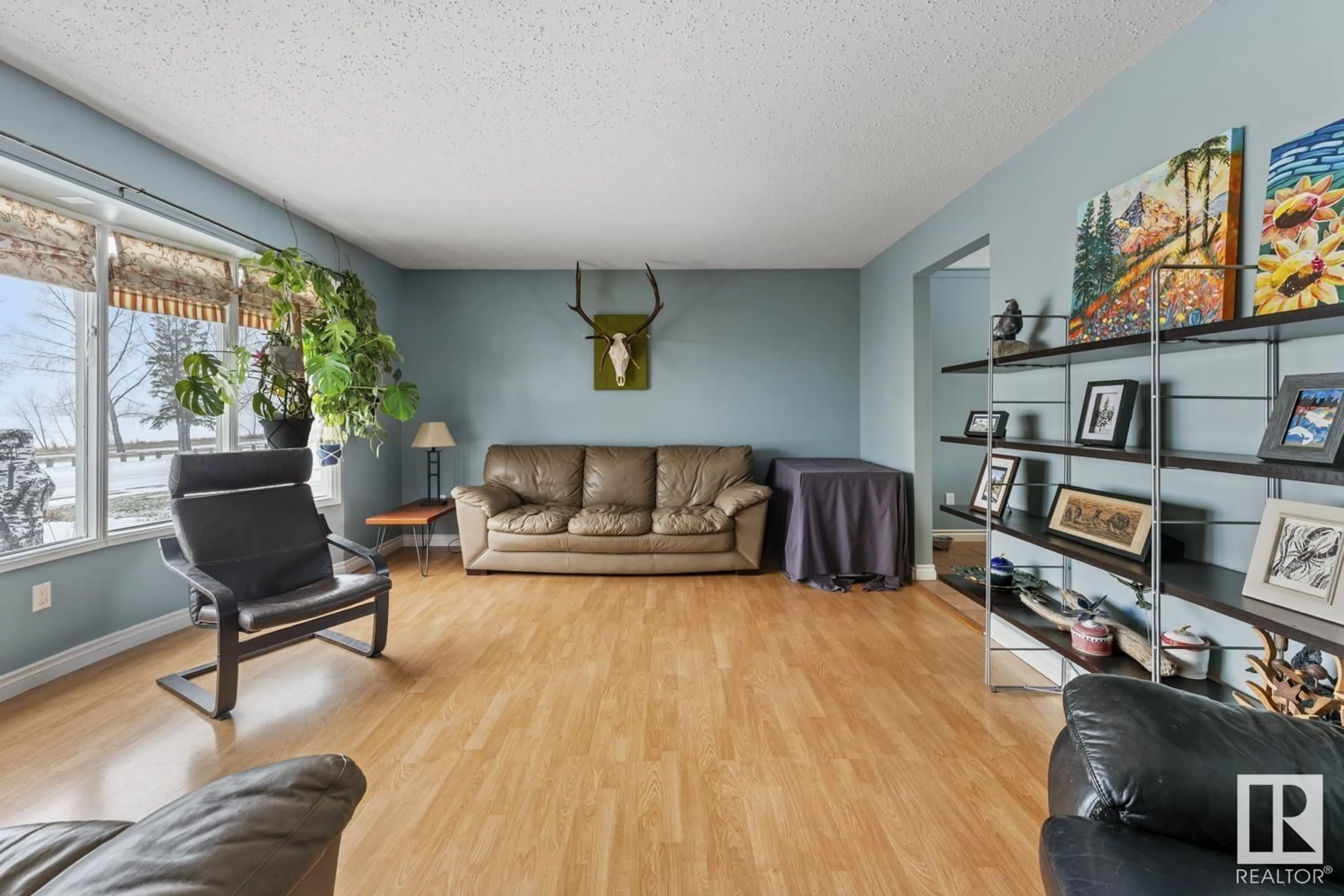 Living room with furniture, unknown for 4705 Lakeshore DR, Bonnyville Town Alberta T9N1P9