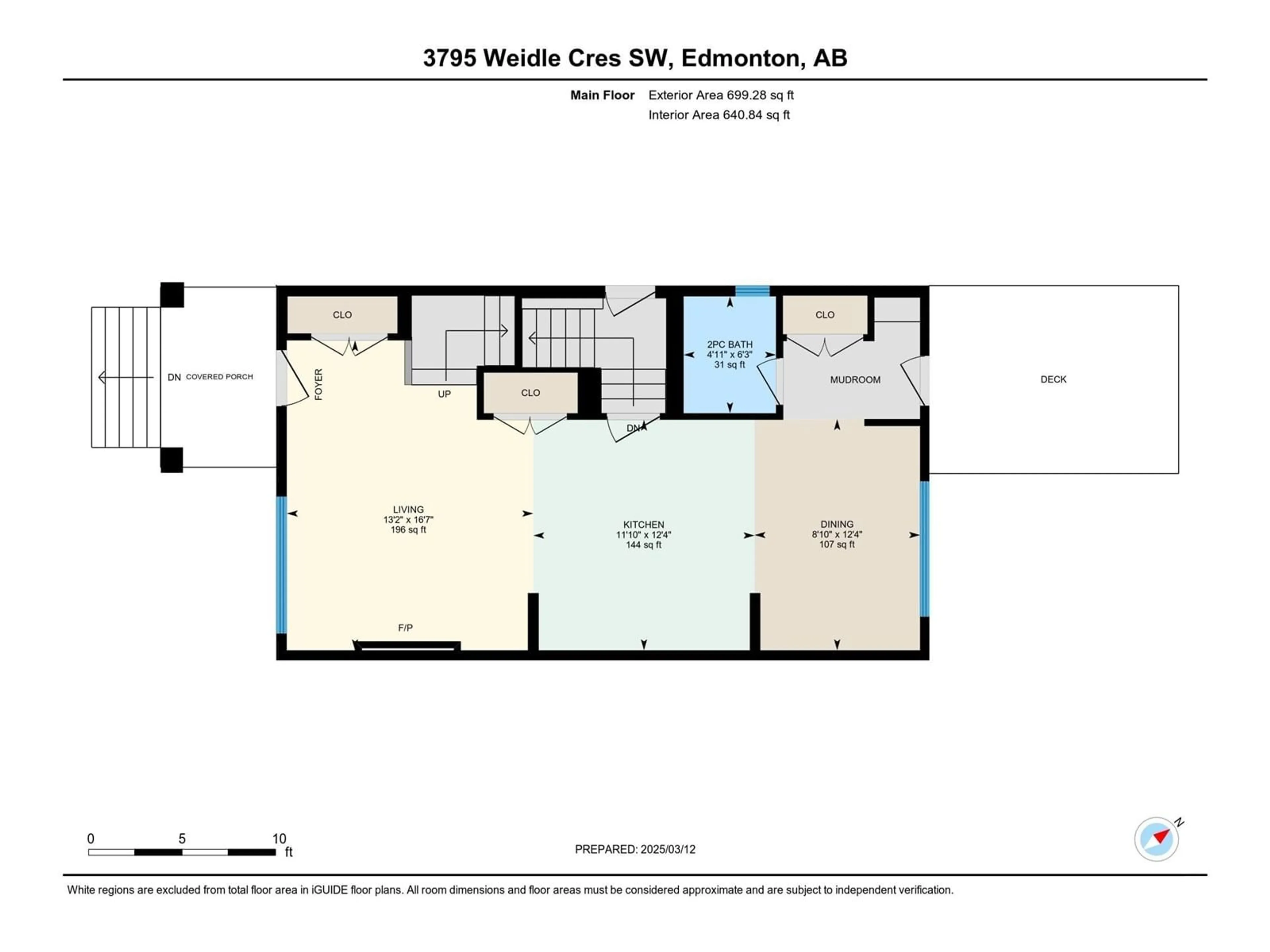 Floor plan for 3795 WEIDLE CR SW, Edmonton Alberta T6X2E3