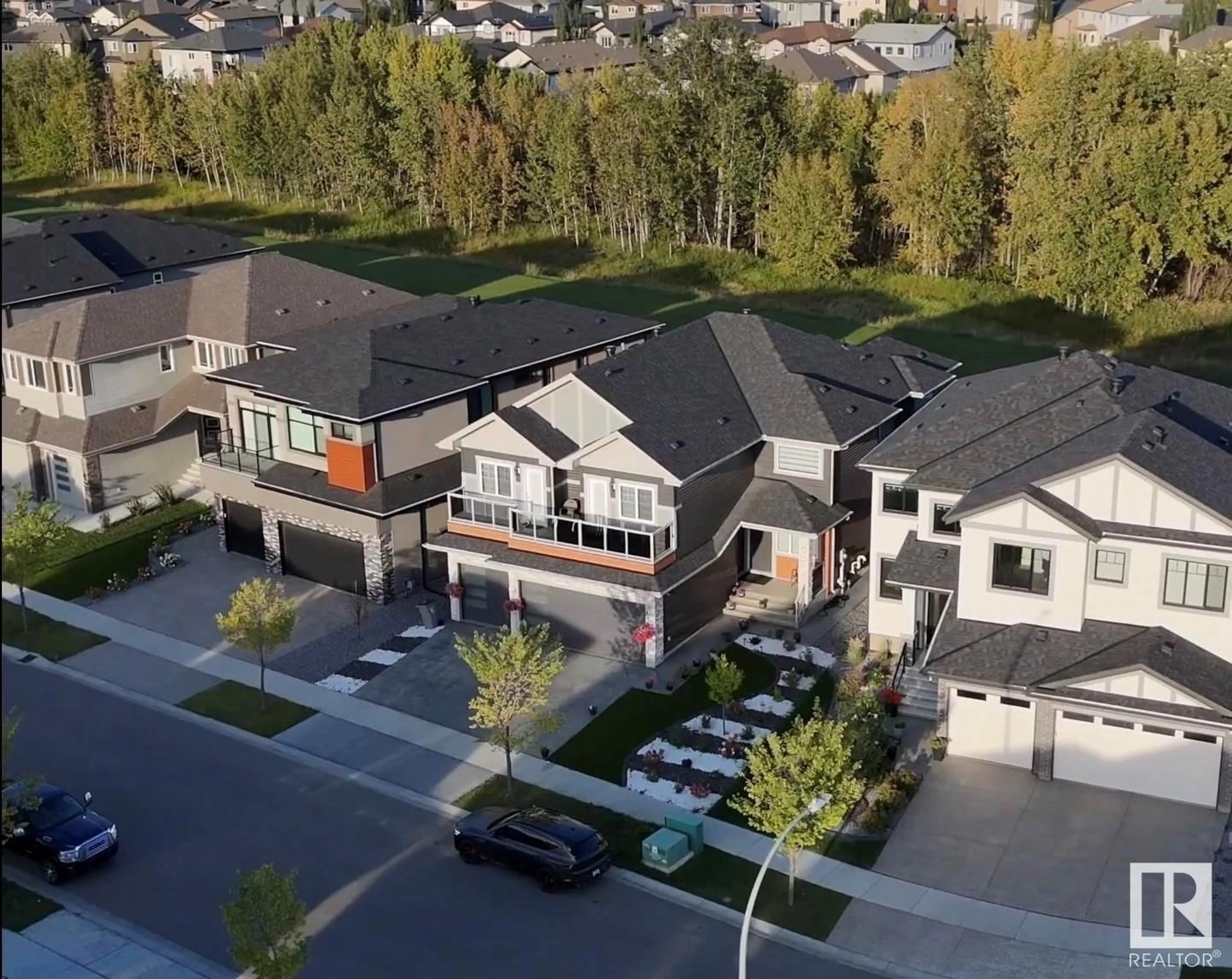 A pic from outside/outdoor area/front of a property/back of a property/a pic from drone, street for 5417 66 ST, Beaumont Alberta T4X2X6