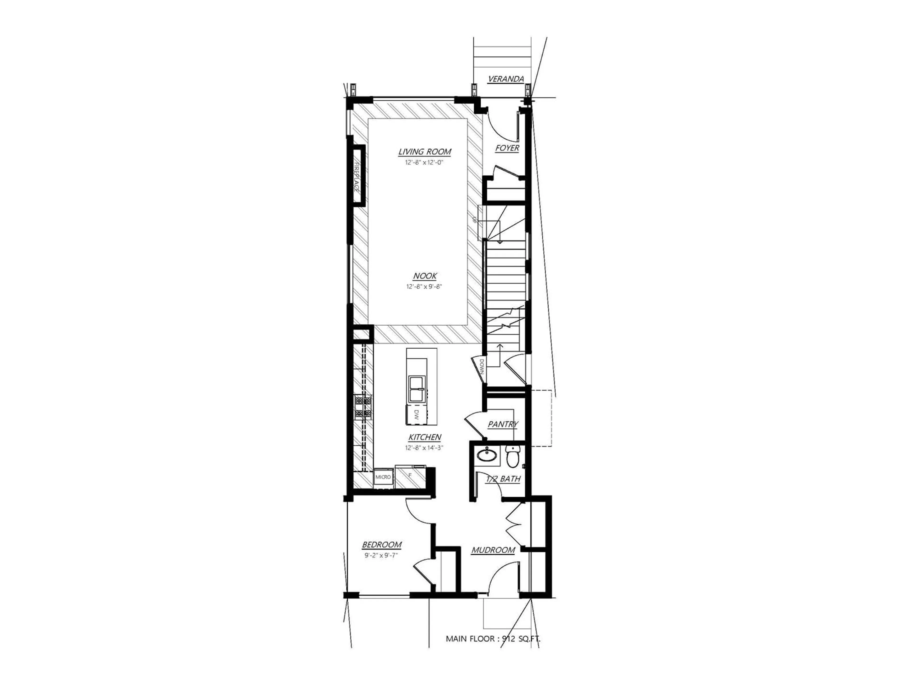 Floor plan for 7940 89 AVE NW, Edmonton Alberta T6C1N5