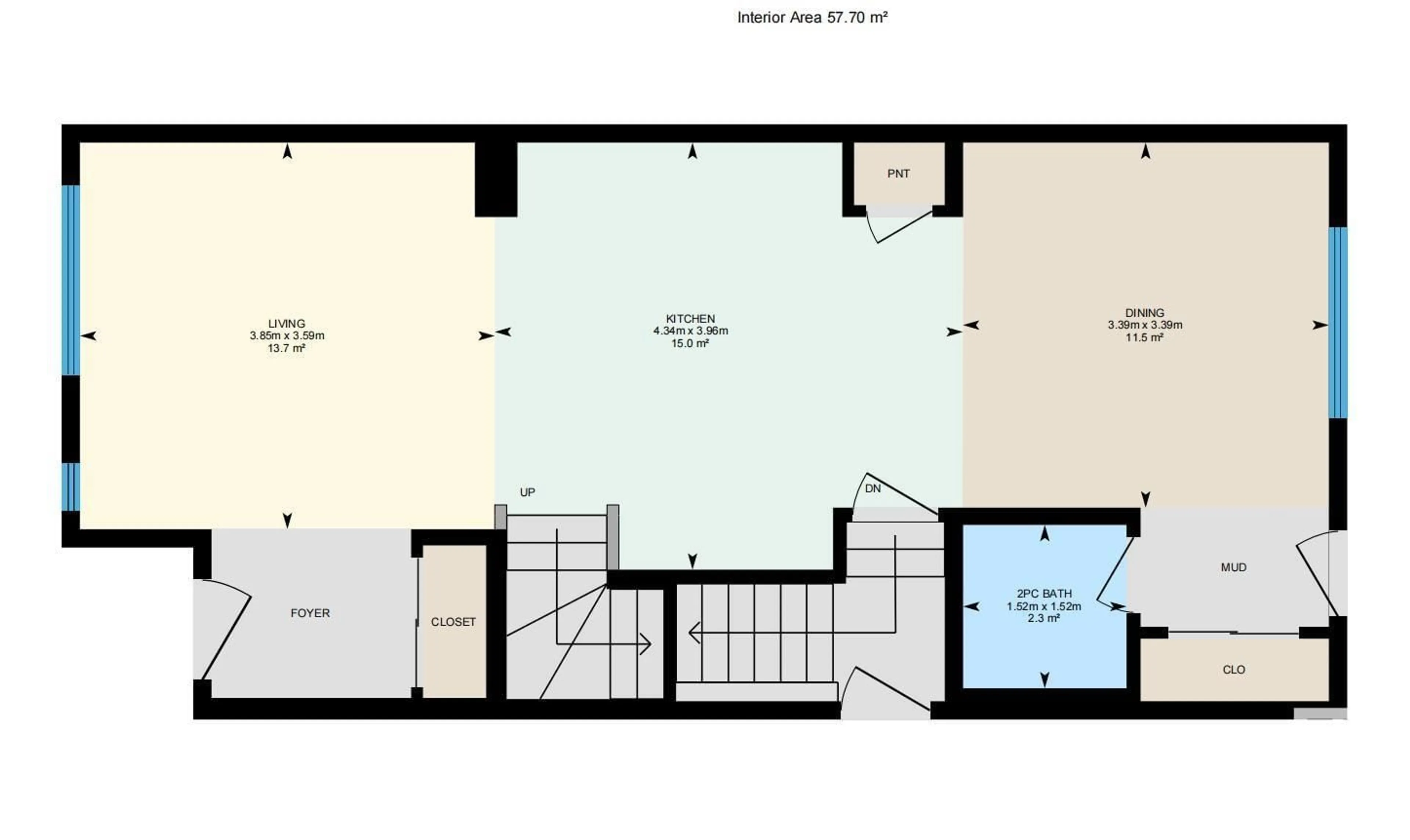 Floor plan for 6347 KING WD SW, Edmonton Alberta T6W5P1